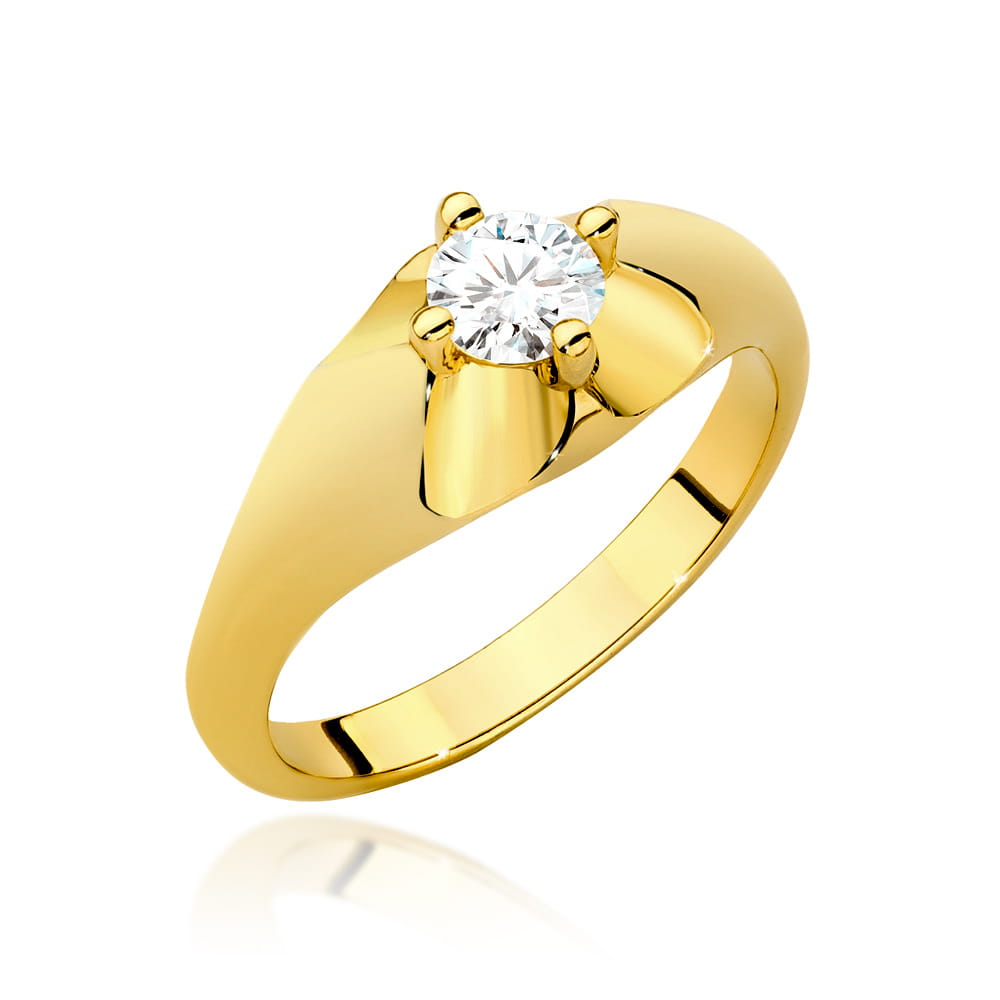 Gold Ring With Diamond