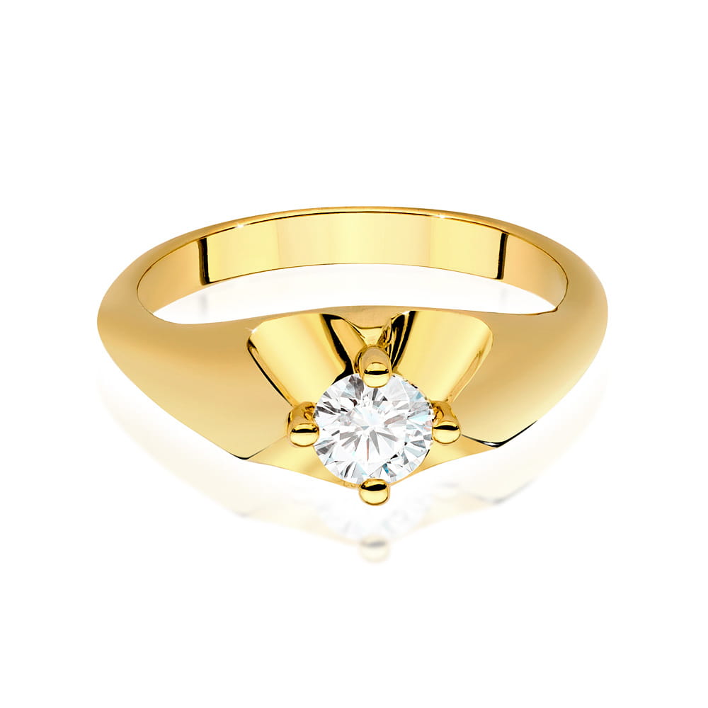 Gold Ring With Diamond
