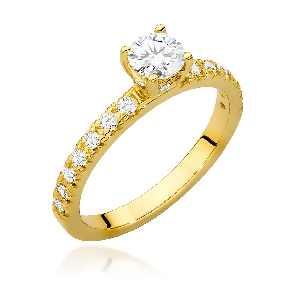 Gold Ring With Diamonds