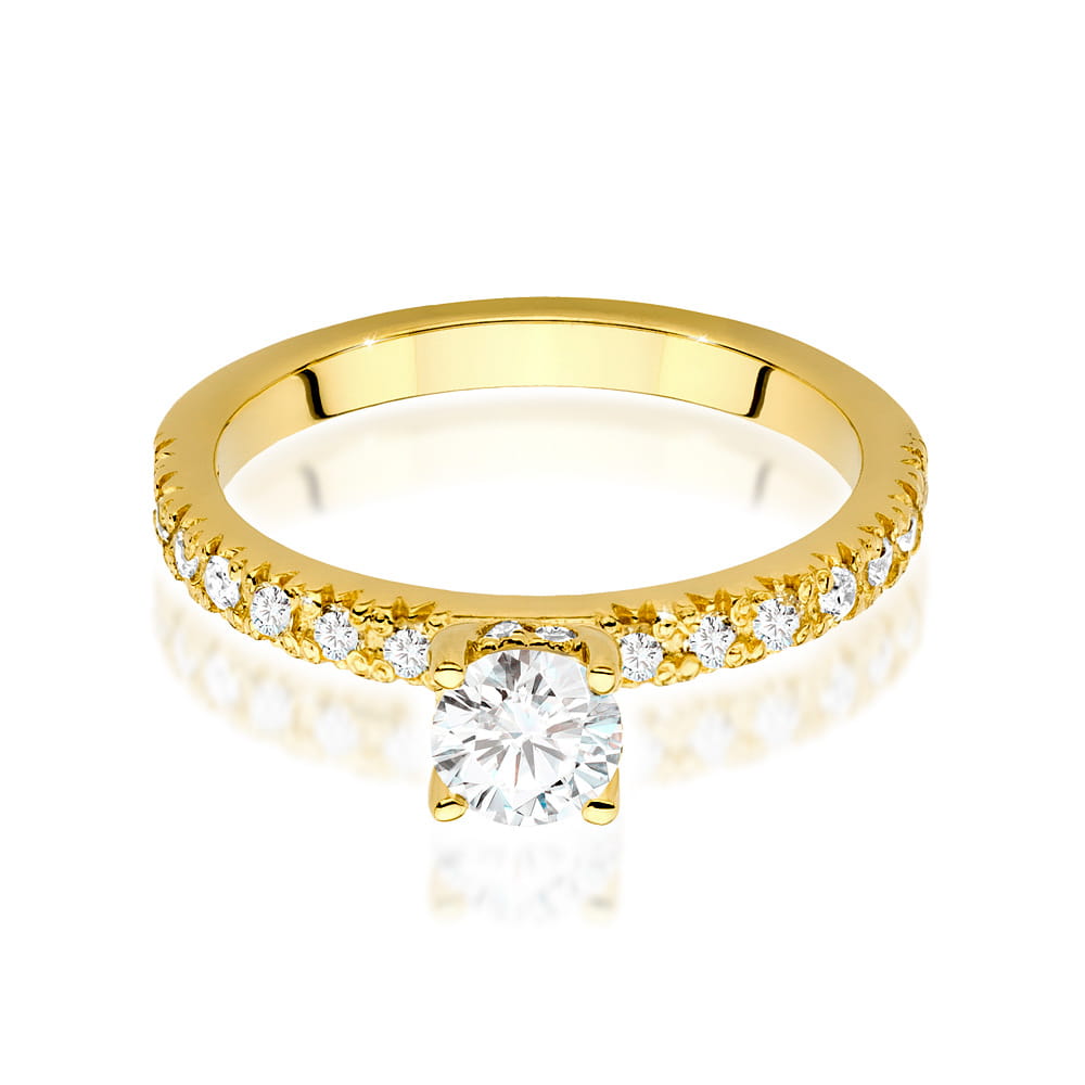Gold Ring With Diamonds