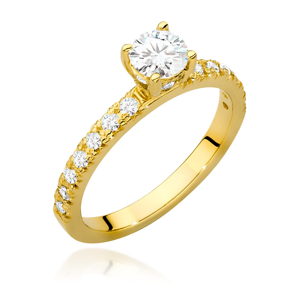 Gold Ring With Diamonds