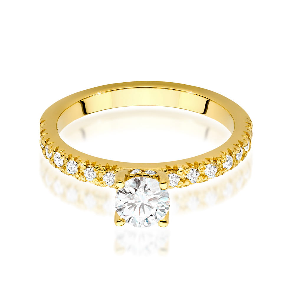 Gold Ring With Diamonds