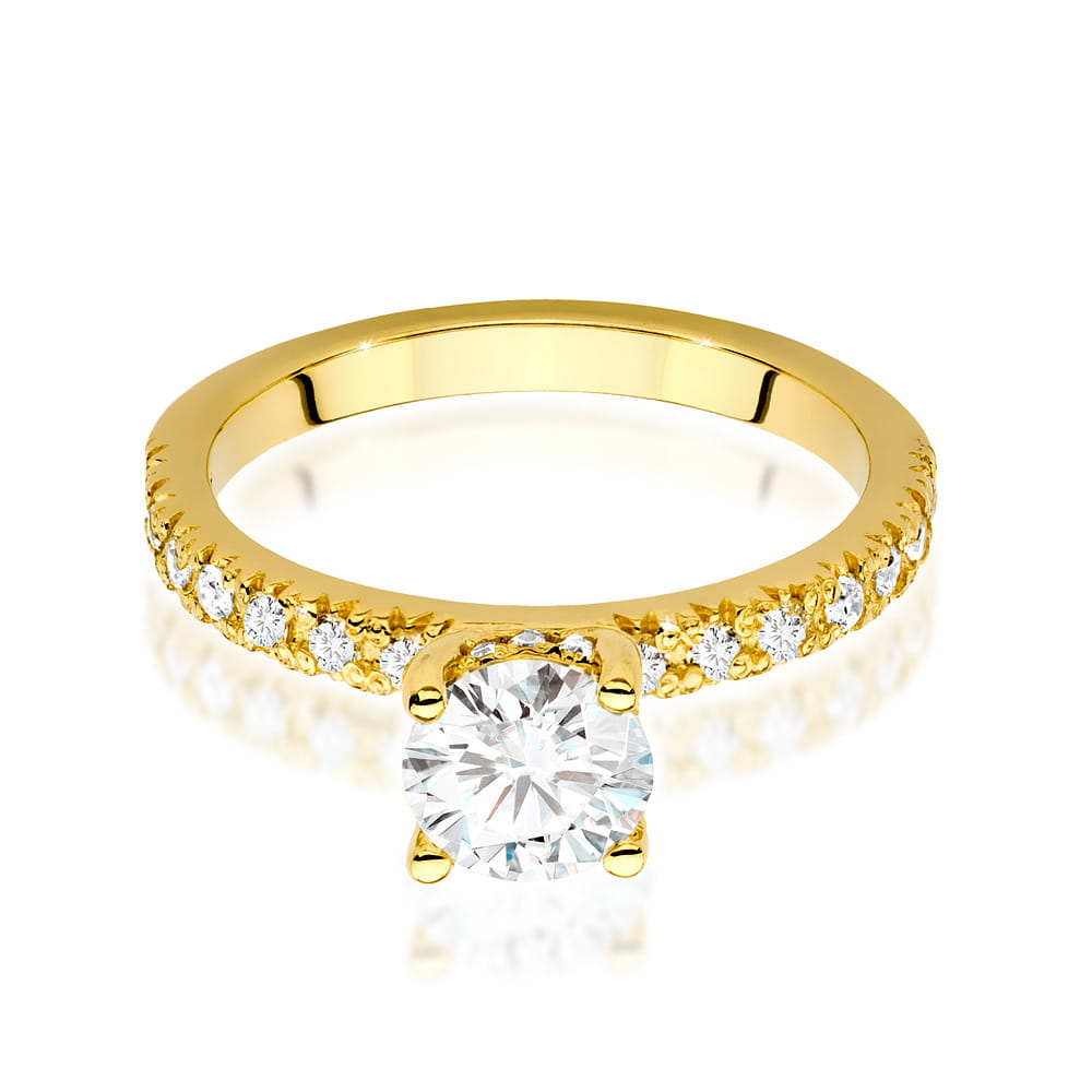 Gold Ring With Diamonds