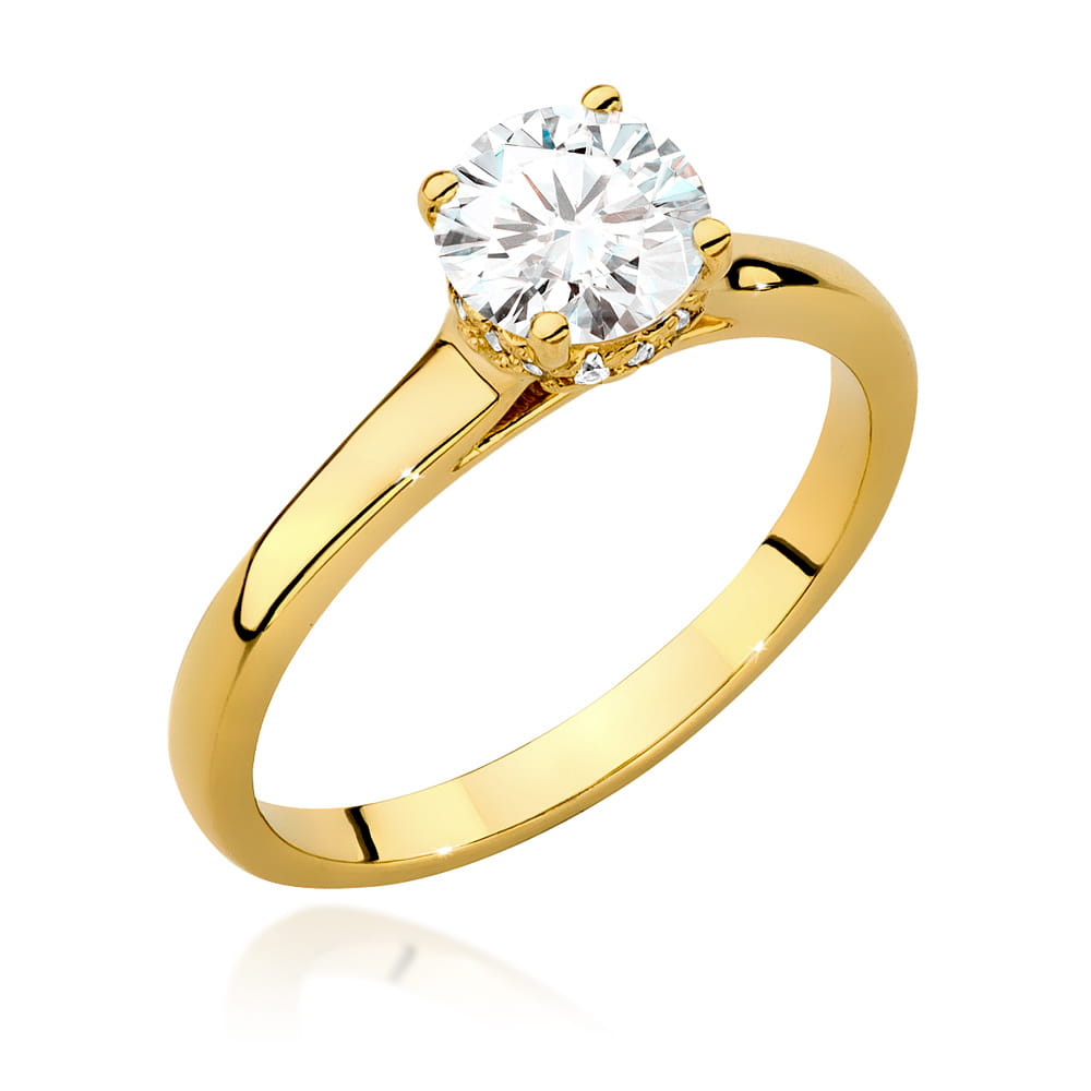 Gold Ring With Diamonds