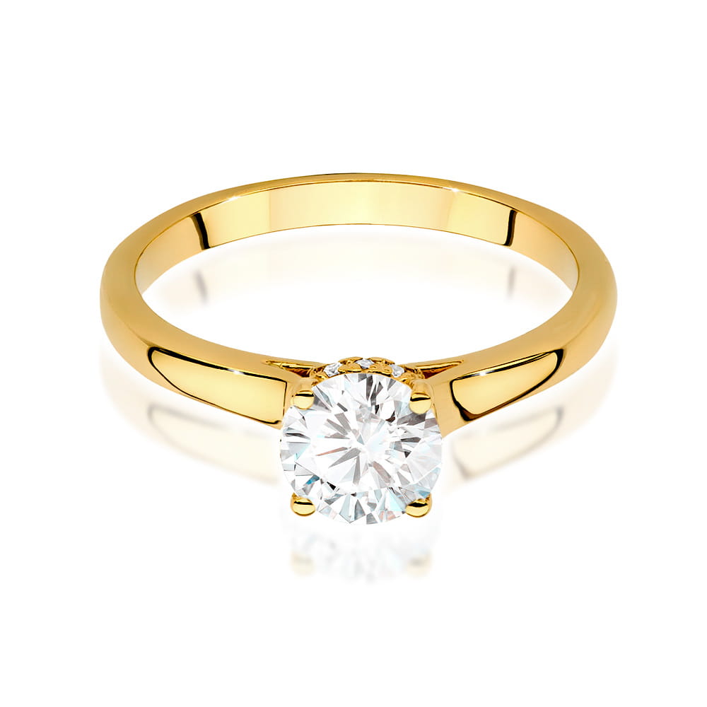 Gold Ring With Diamonds