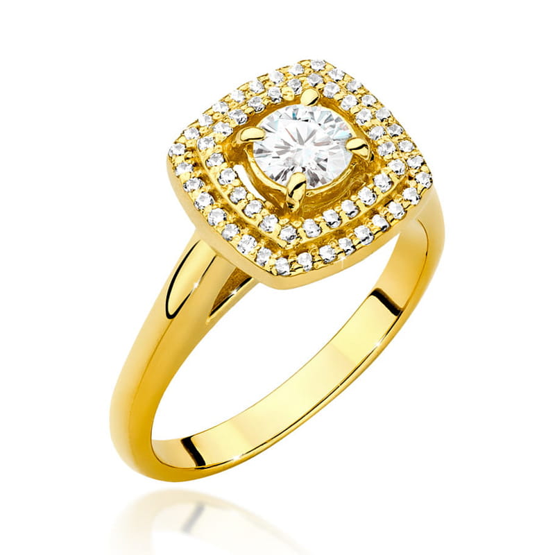 Gold Ring With Diamonds