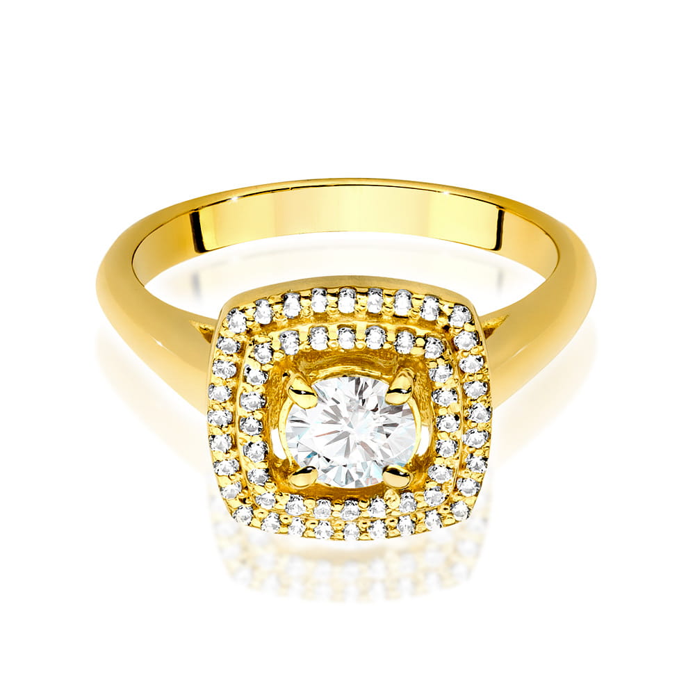Gold Ring With Diamonds