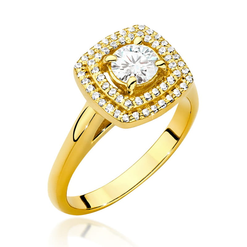Gold Ring With Diamonds