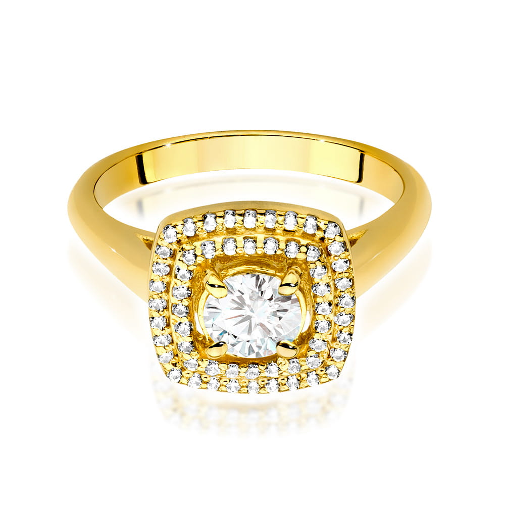Gold Ring With Diamonds