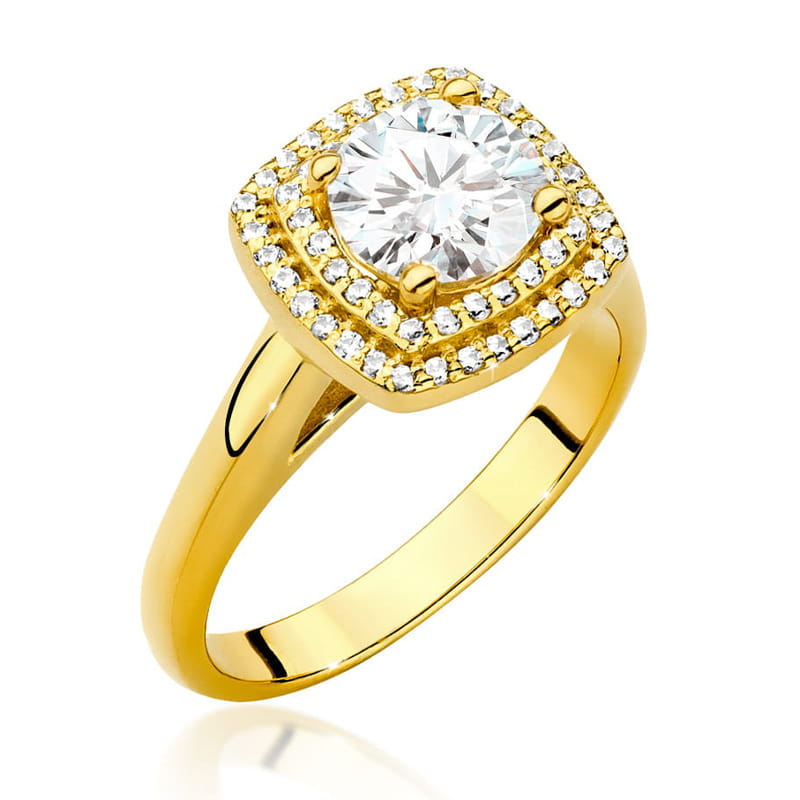 Gold Ring With Diamonds