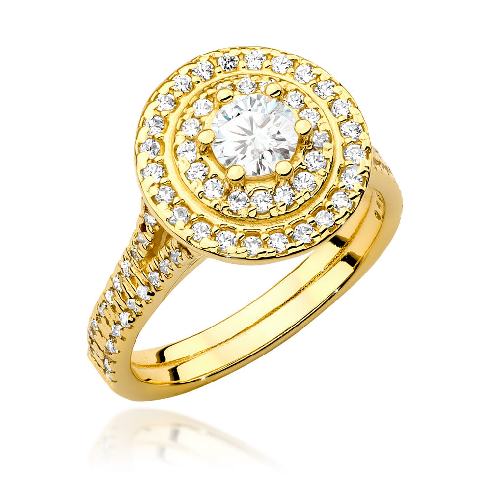Gold Ring With Diamonds