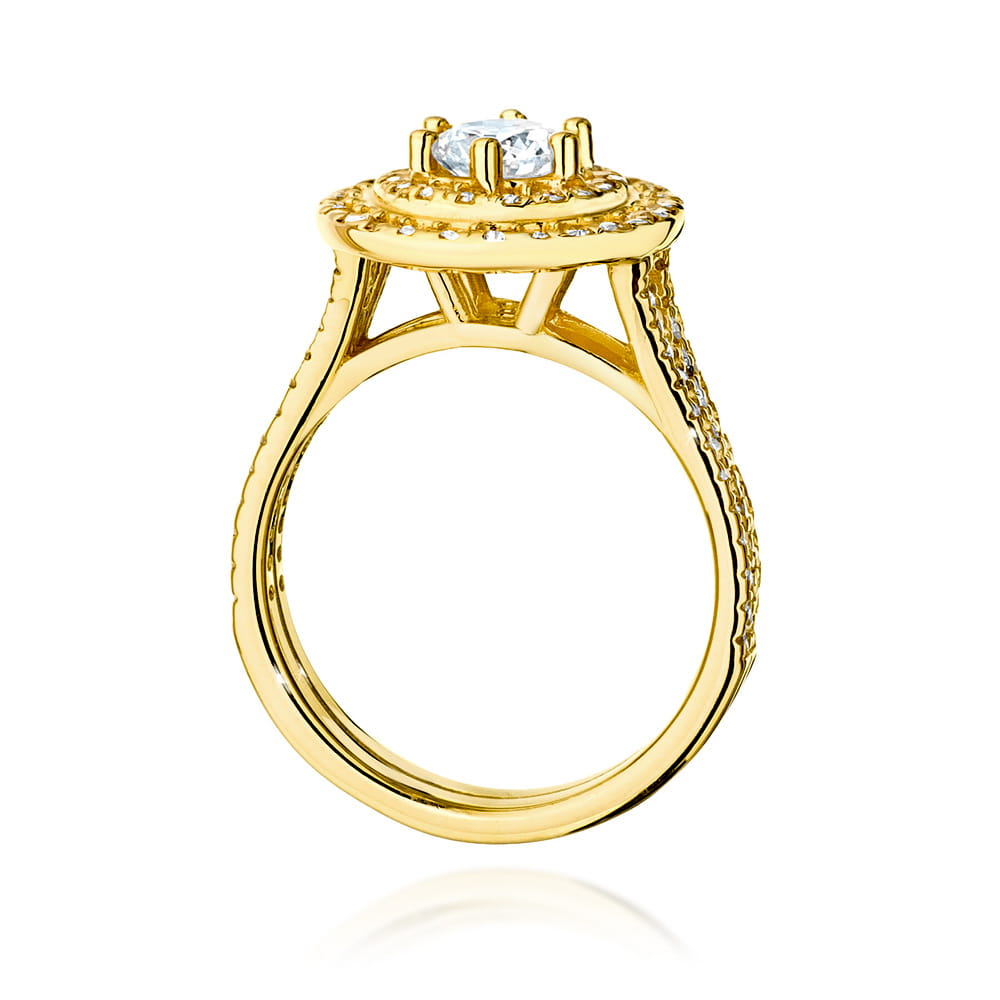 Gold Ring With Diamonds