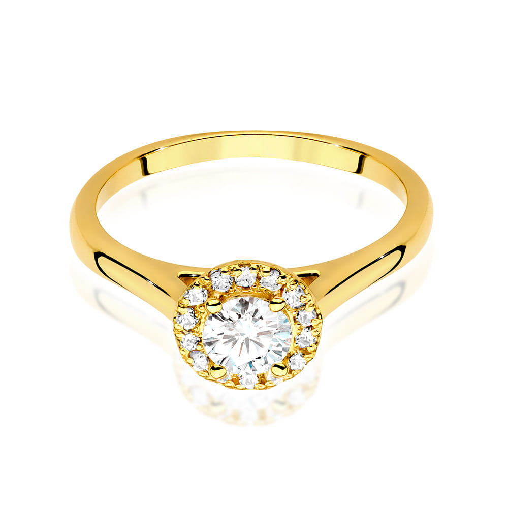 Gold Ring With Diamonds