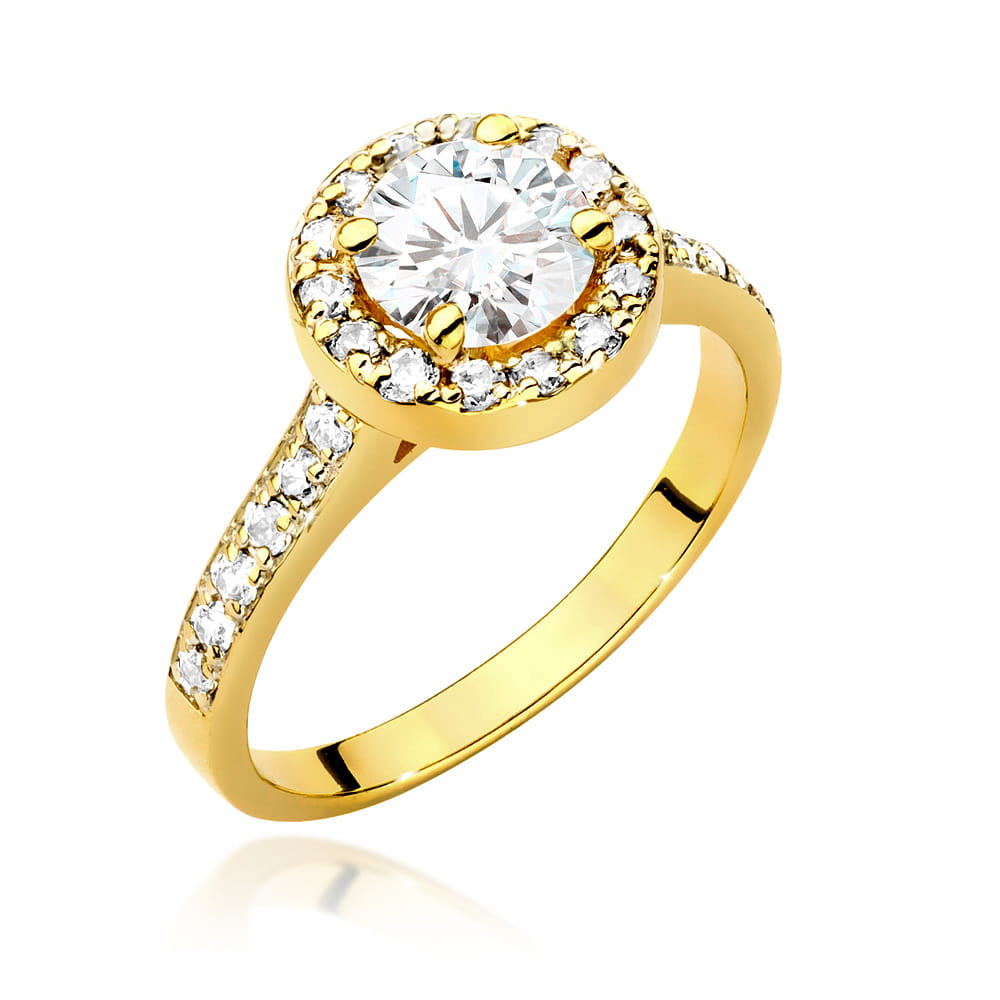 Gold Ring With Diamonds