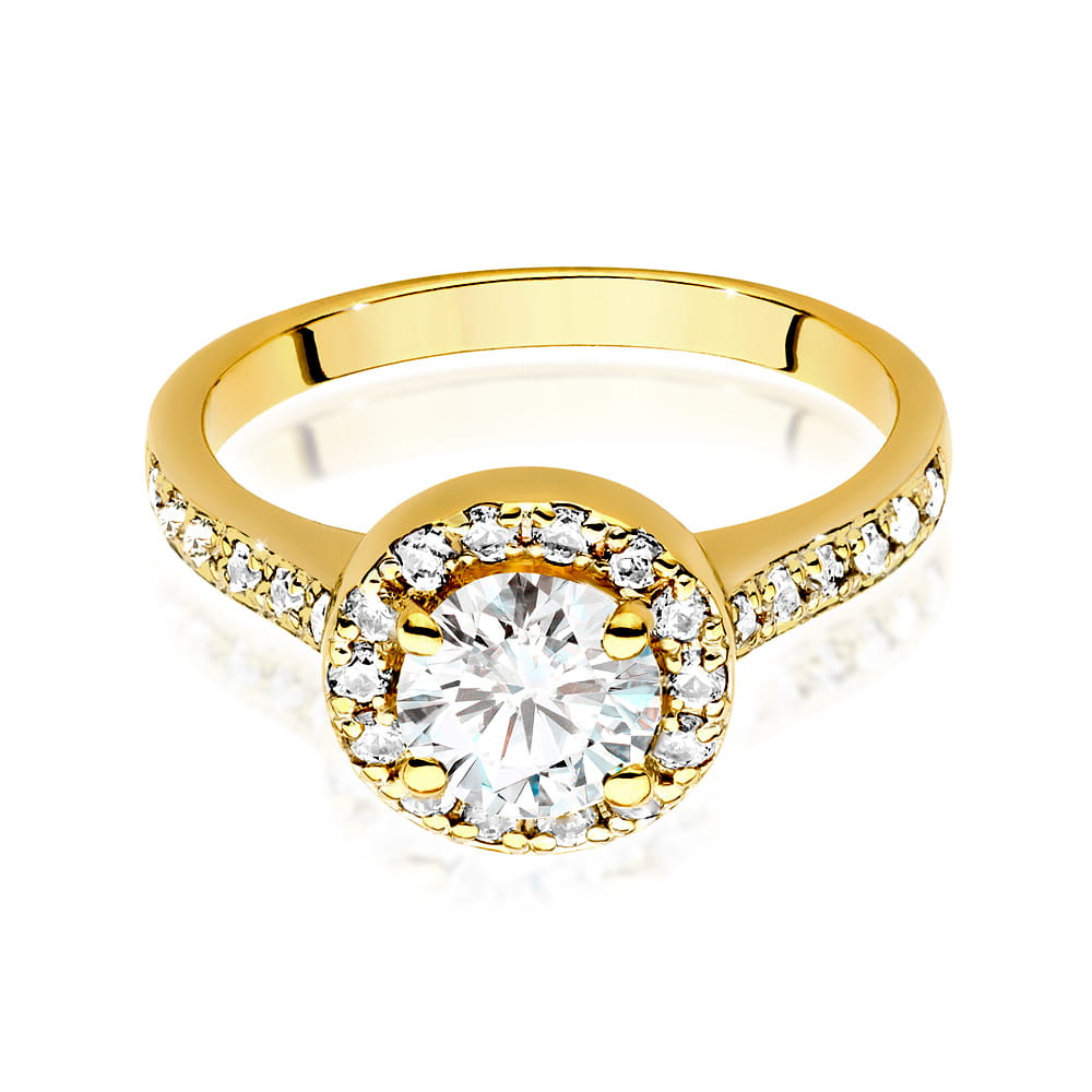 Gold Ring With Diamonds