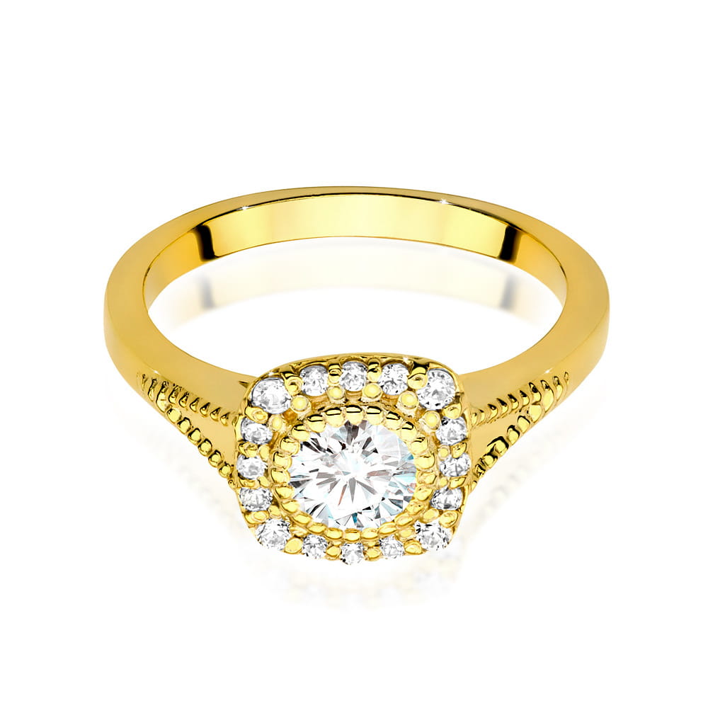 Gold Ring With Diamonds