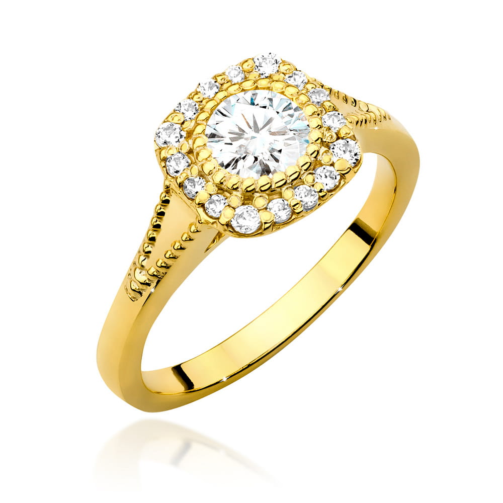 Gold Ring With Diamonds