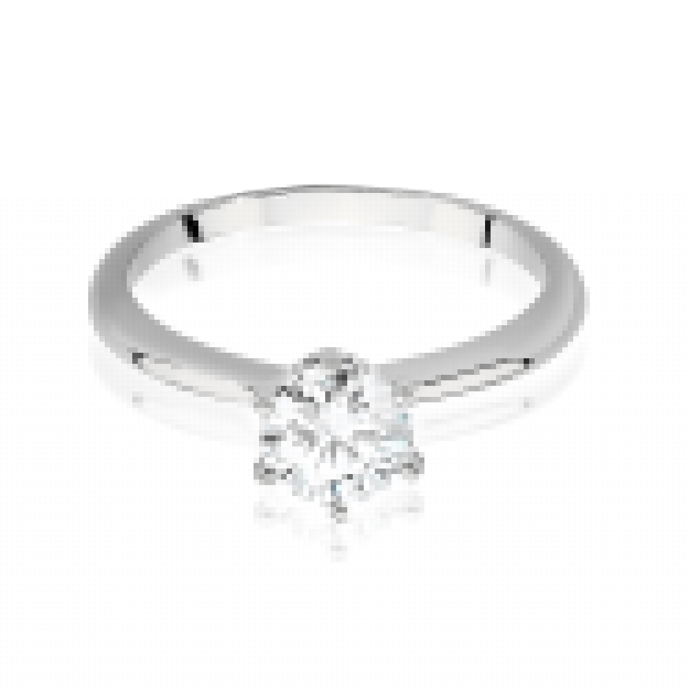 Auksinis Žiedas Su Deimantu