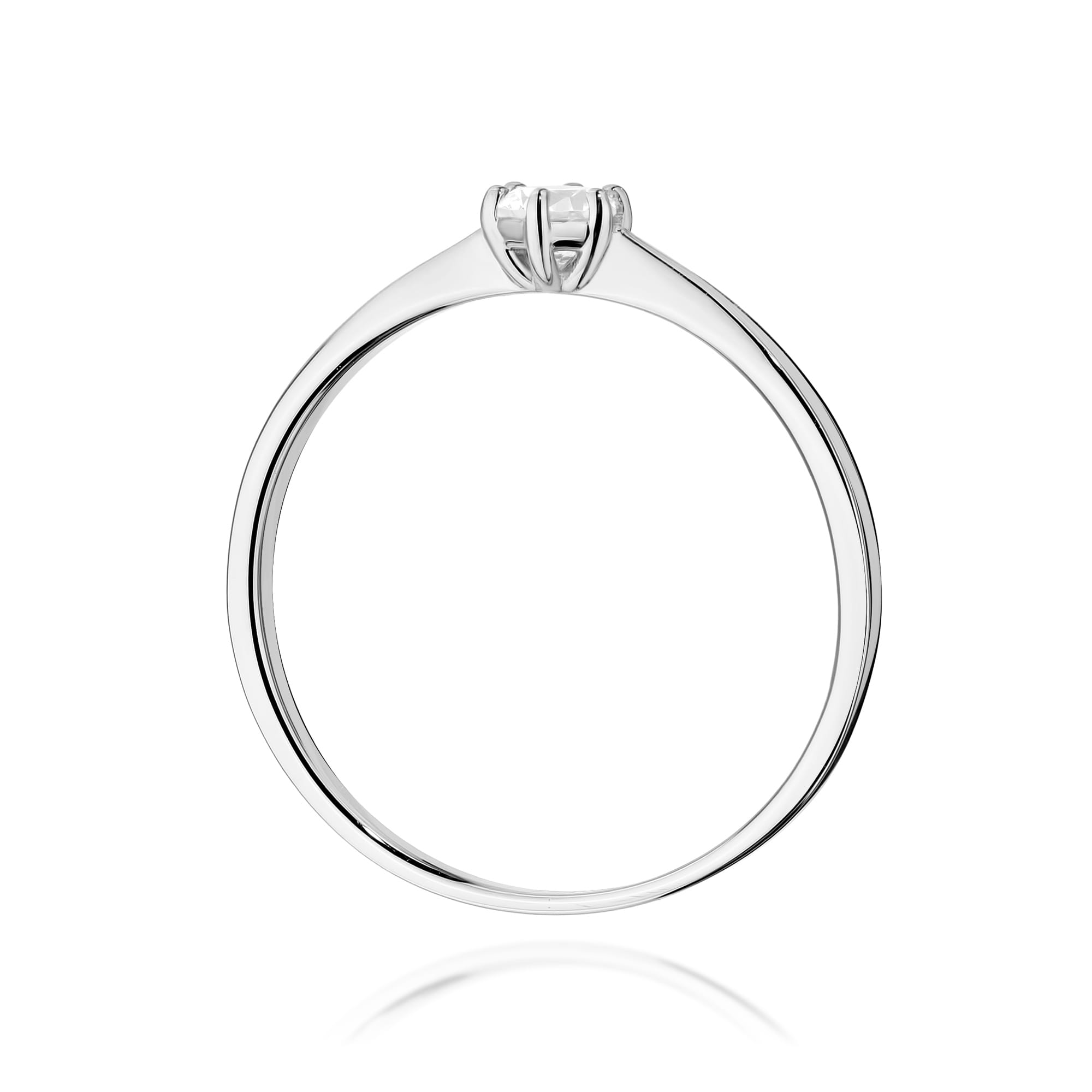 Auksinis Žiedas Su Deimantu