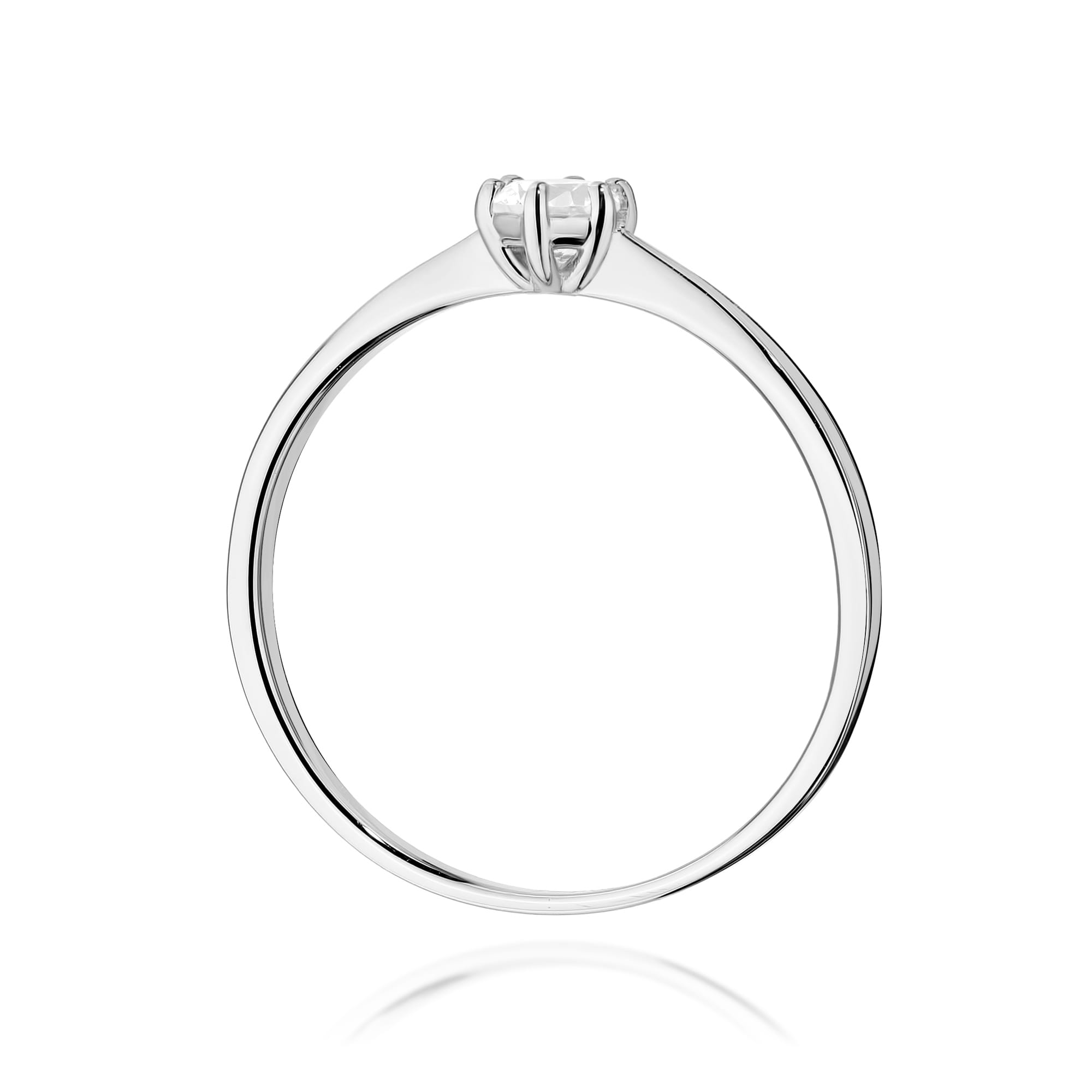 Auksinis Žiedas Su Deimantu