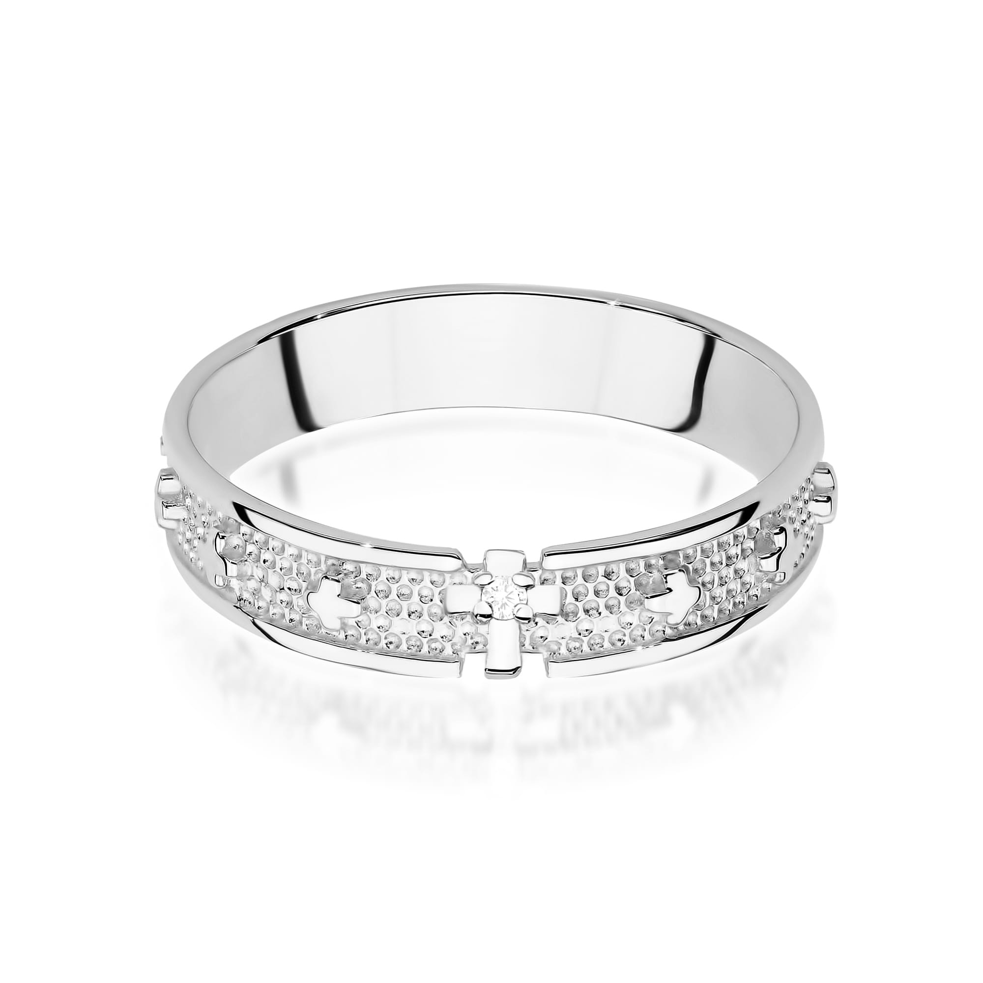 Auksinis Žiedas Su Deimantu