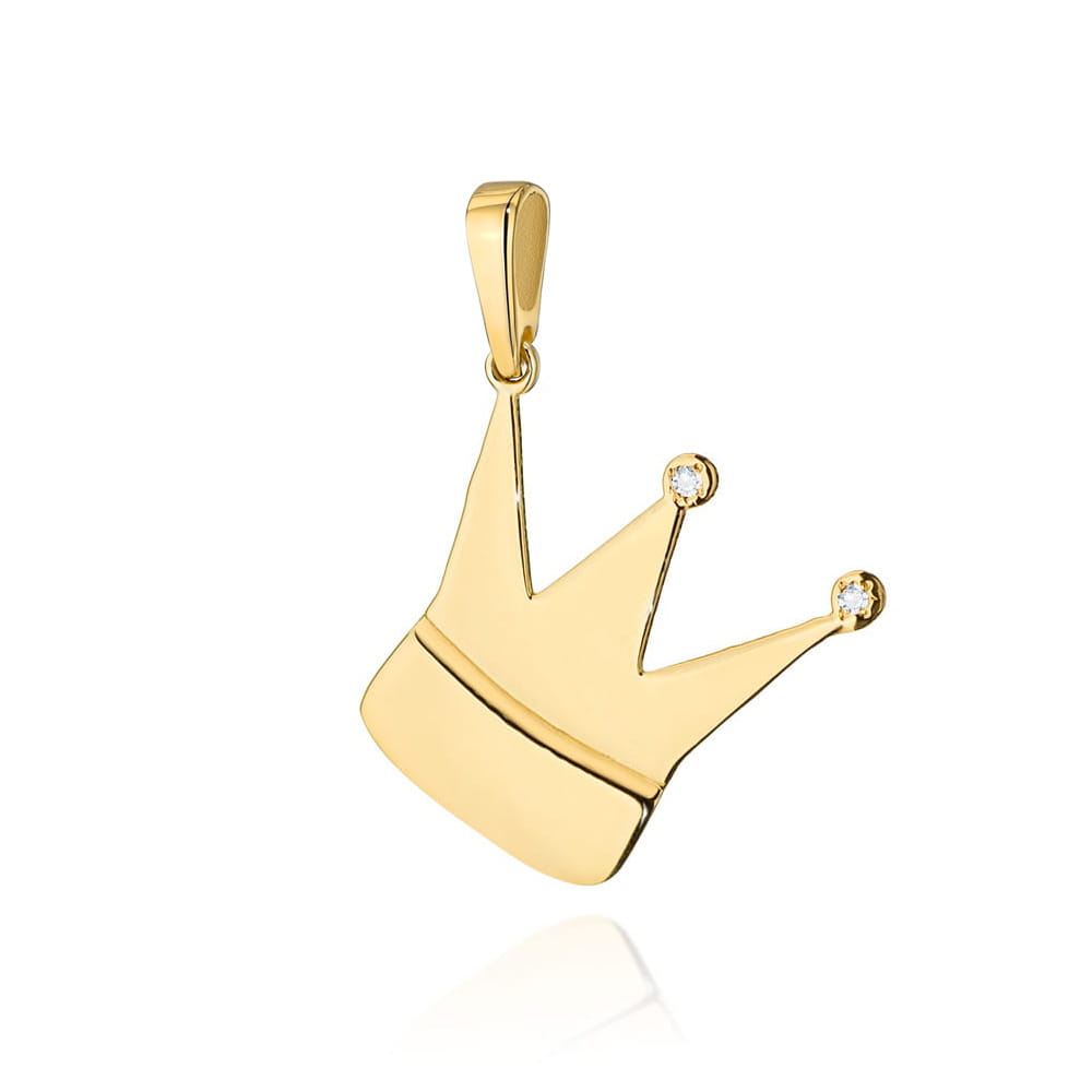 Gold Pendant With Diamonds