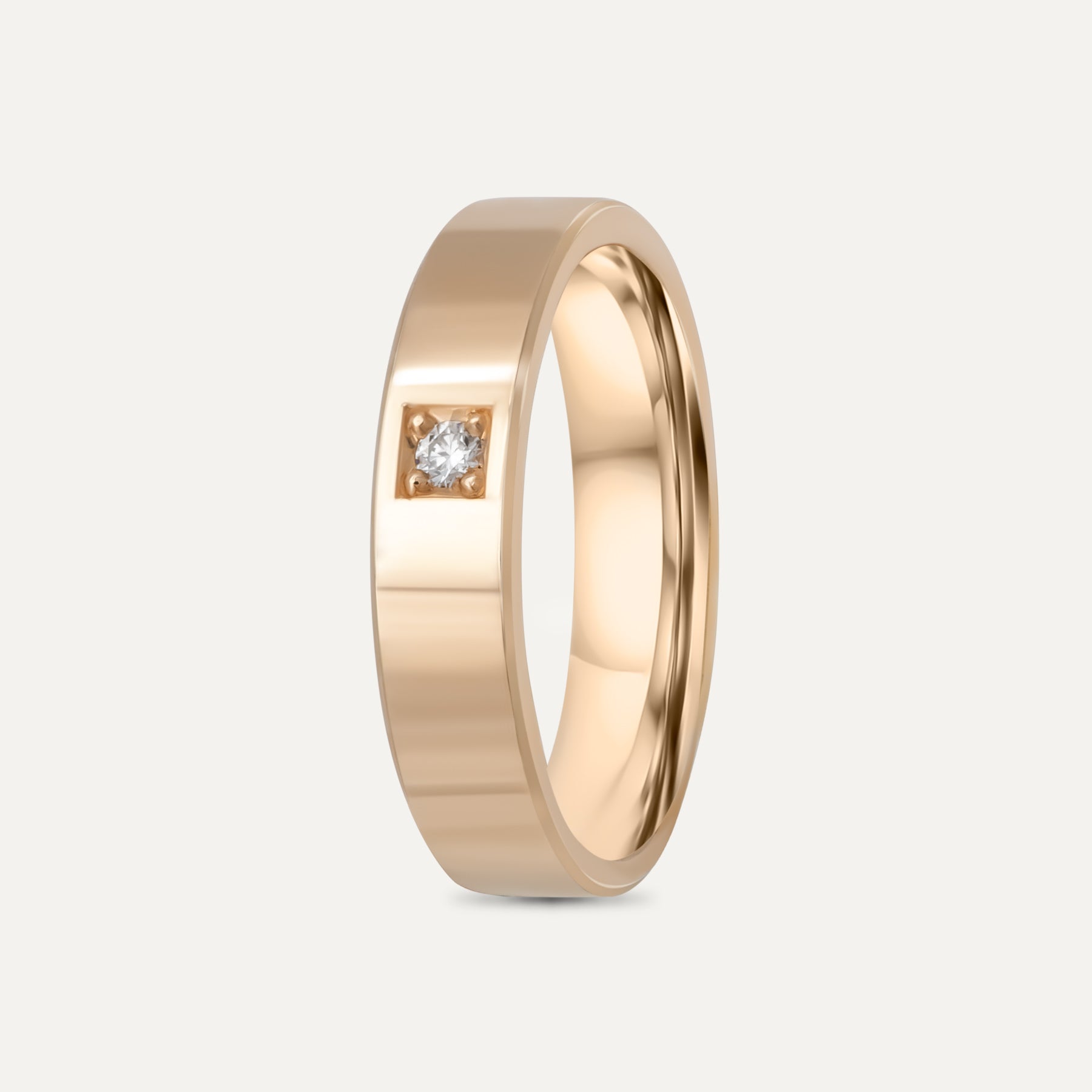 Auksinis Vestuvinis Žiedas „Klasikinis-4.5mm“