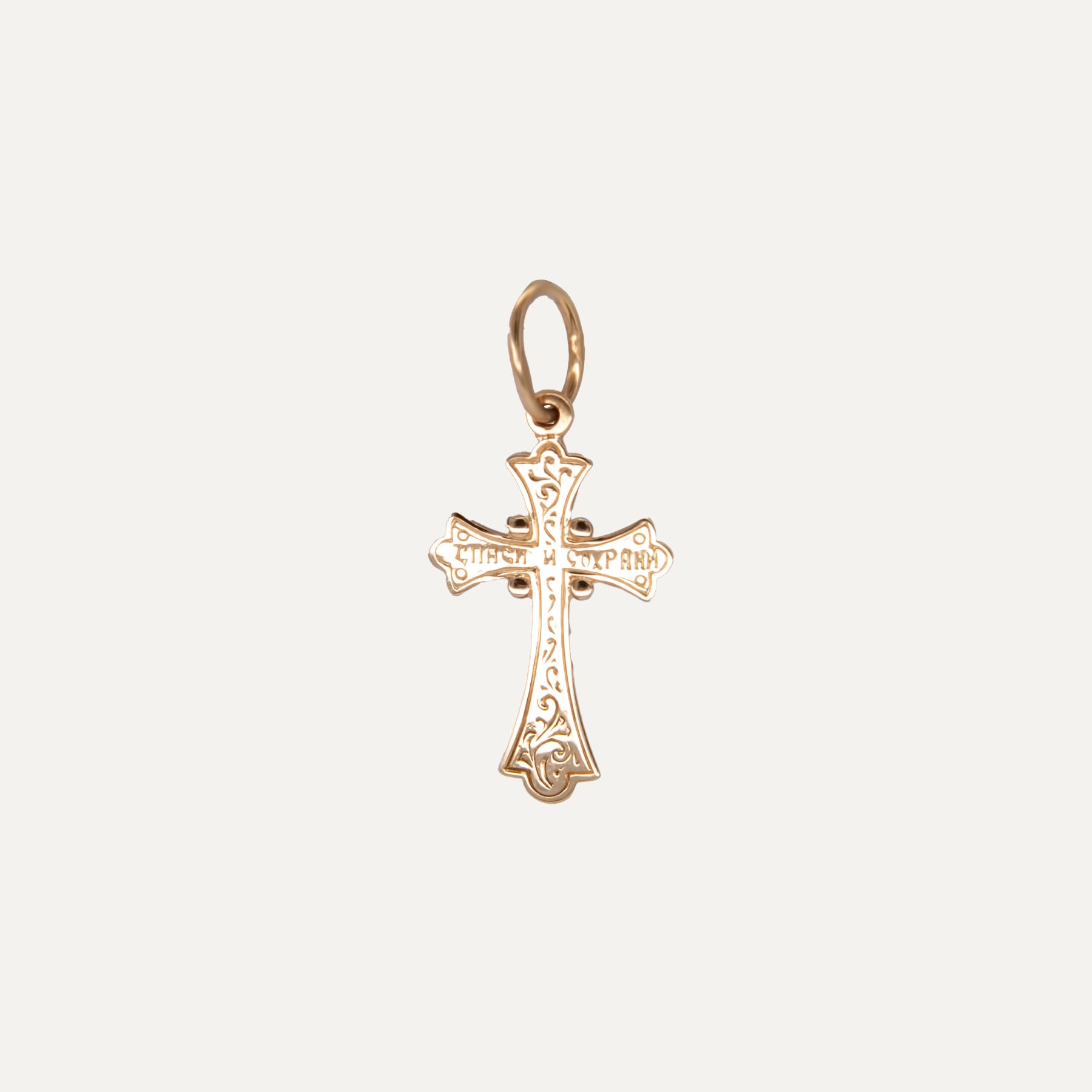 Auksinis Pakabukas „Provoslaviškas Kryžius“