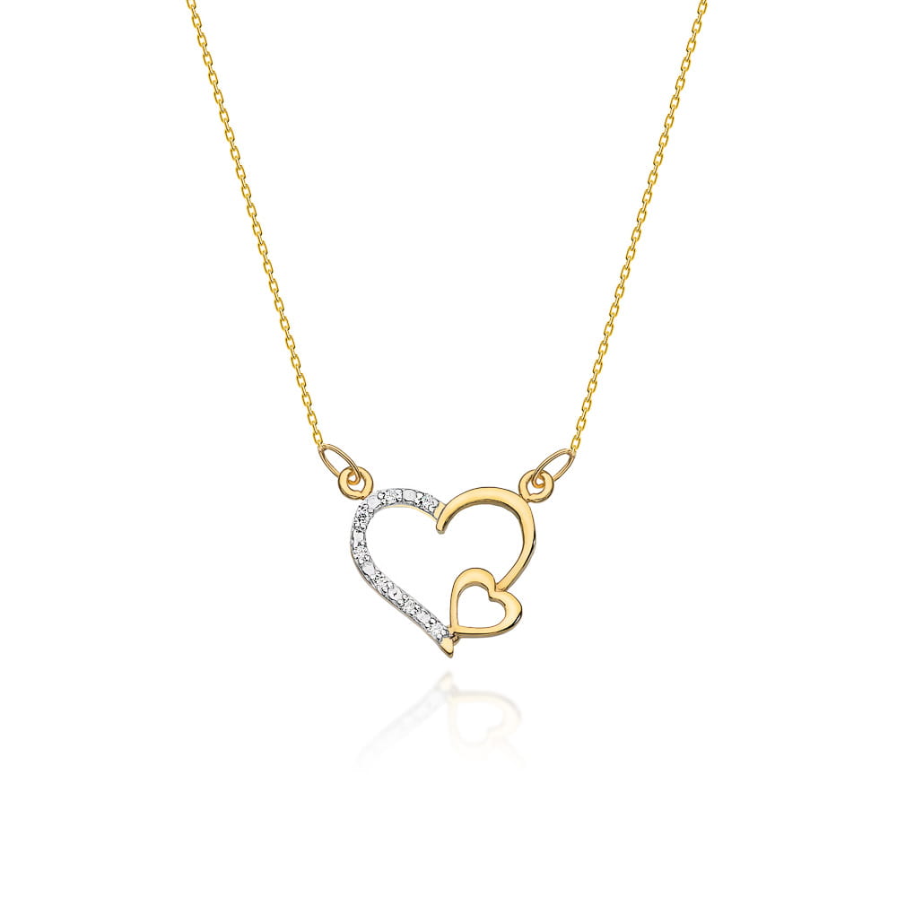 Gold Chain With Diamond Pendant