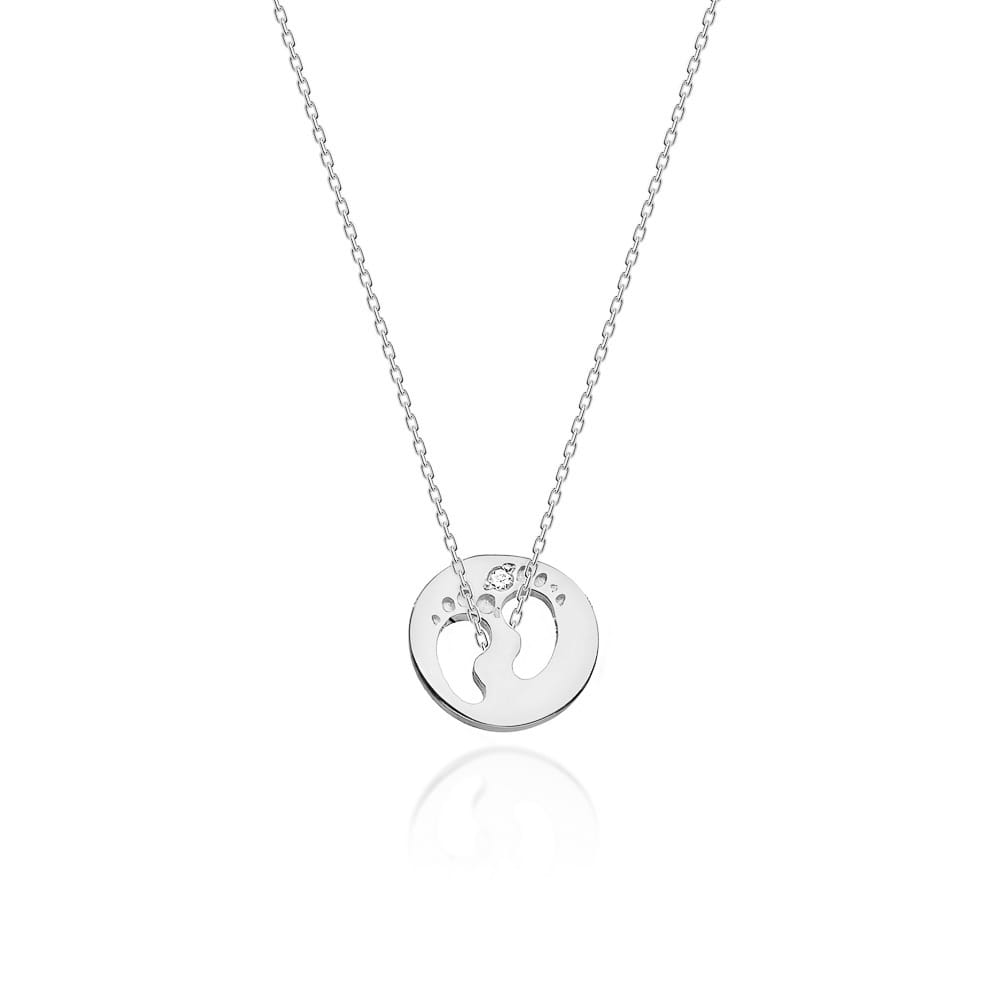 Gold Pendant With Diamond Pendant
