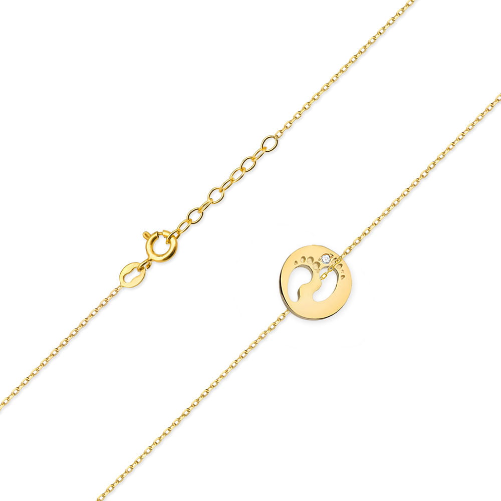 Gold Pendant With Diamond Pendant