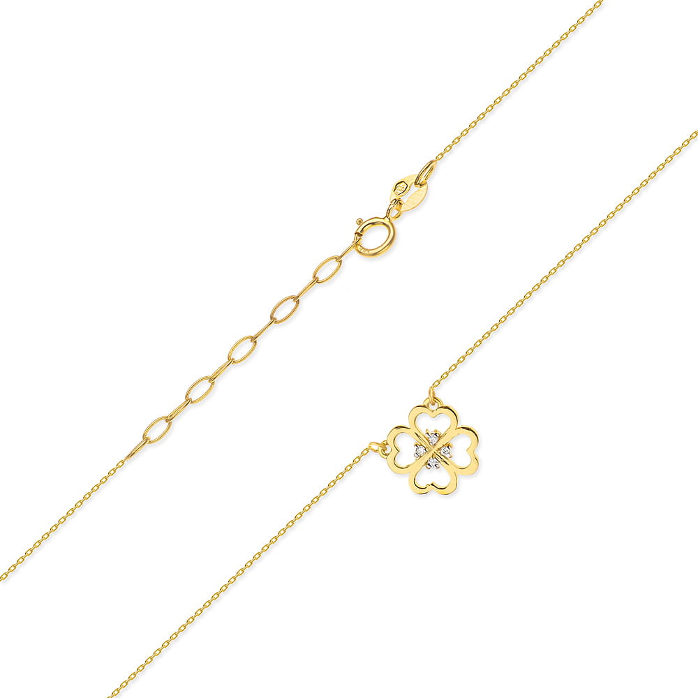 Gold Chain With Diamond Pendant