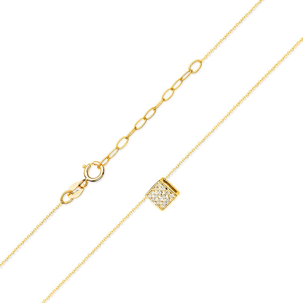 Gold Chain With Diamond Pendant