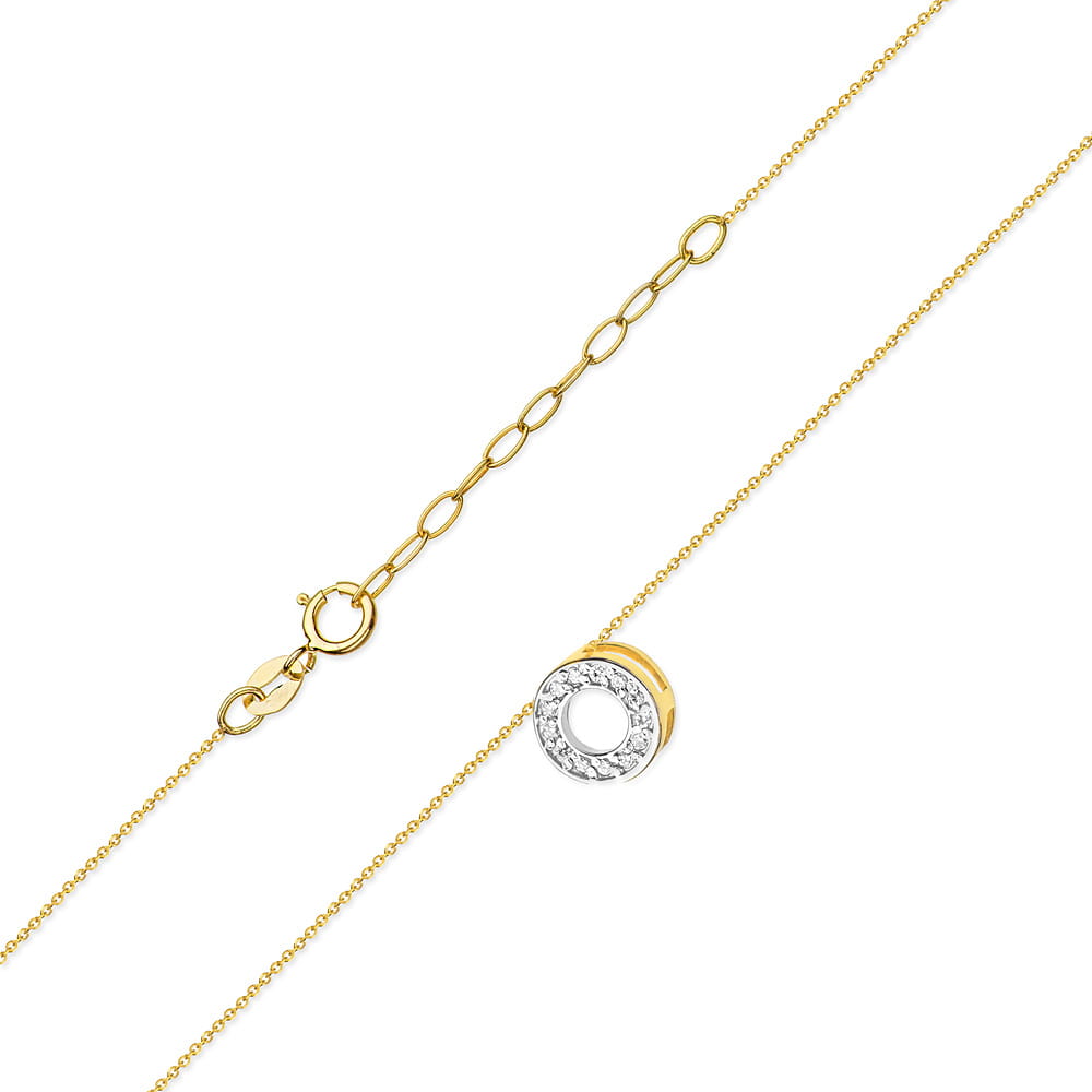 Gold Chain With Diamond Pendant