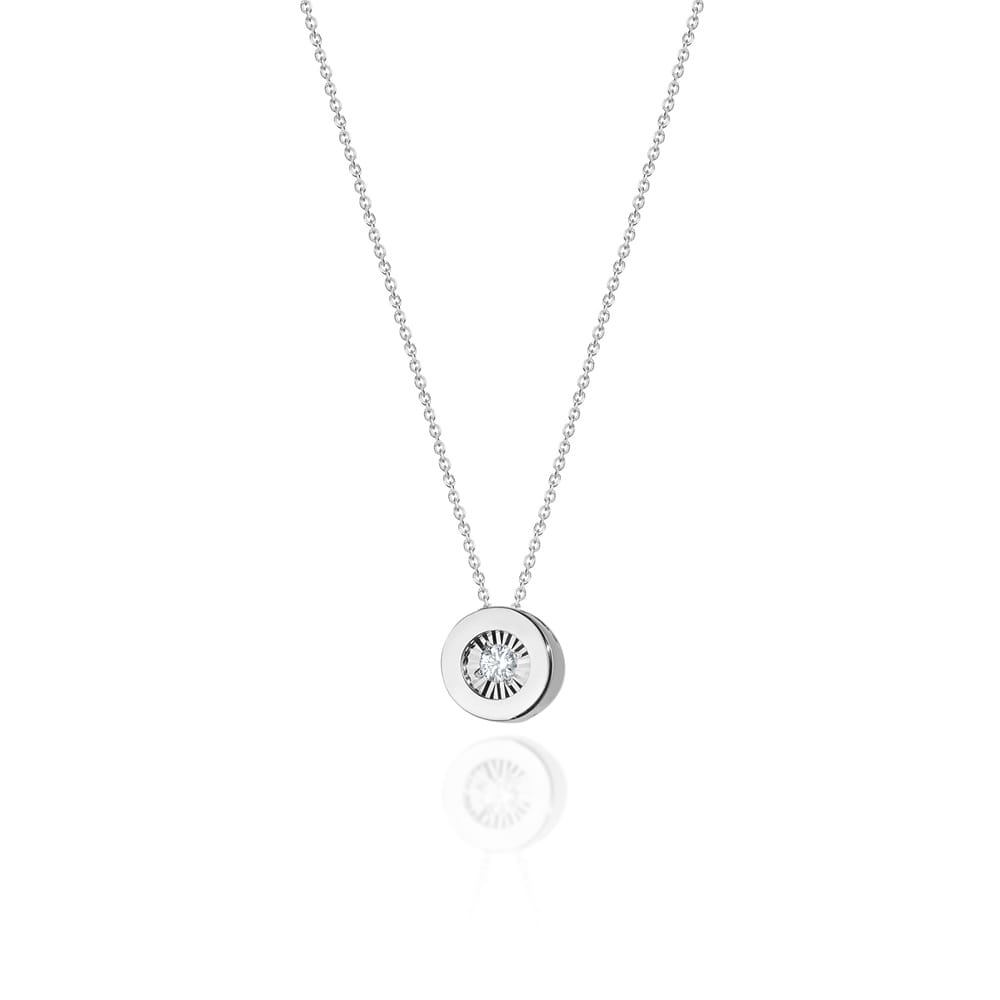 Gold Chain With Diamond Pendant