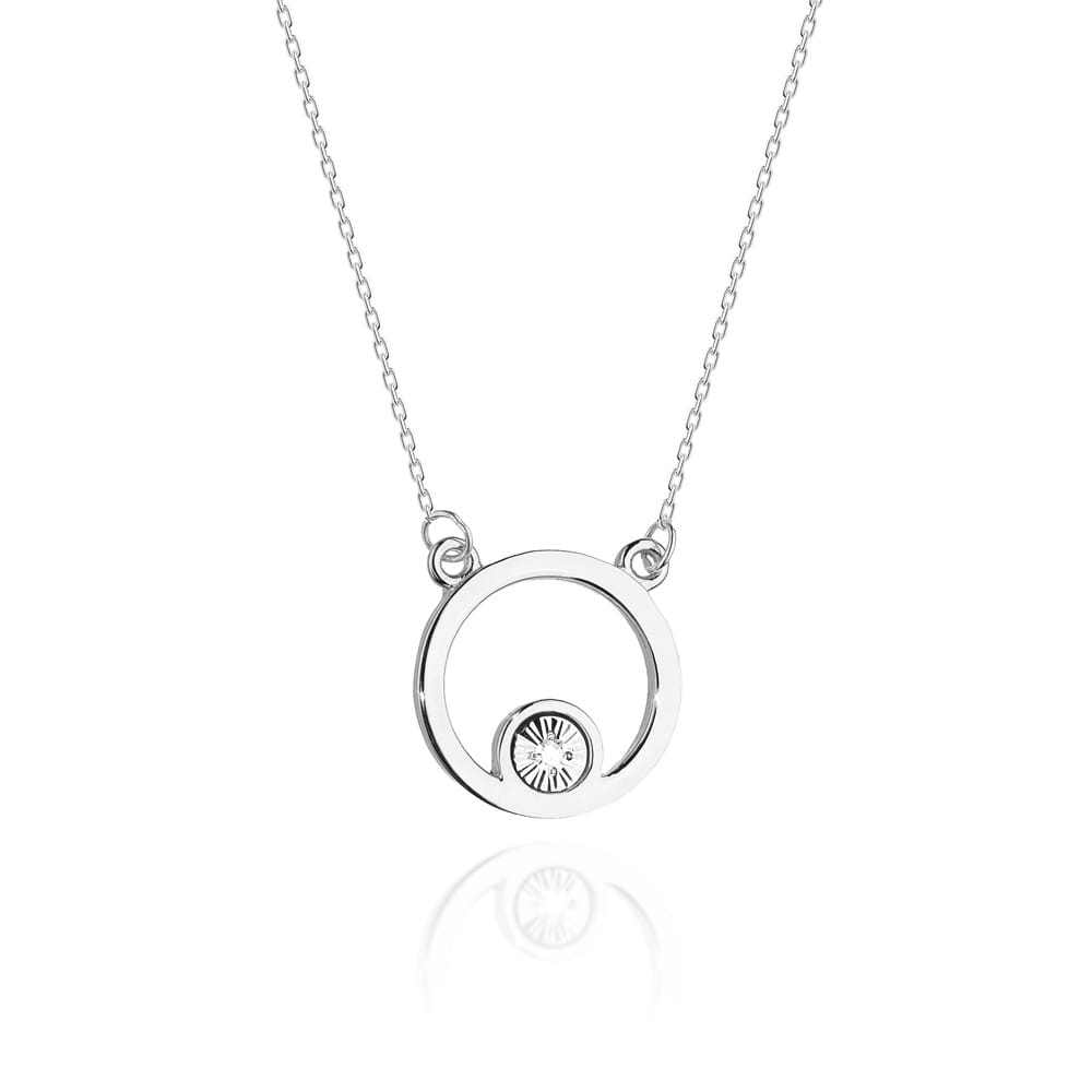 Gold Chain With Diamond Pendant