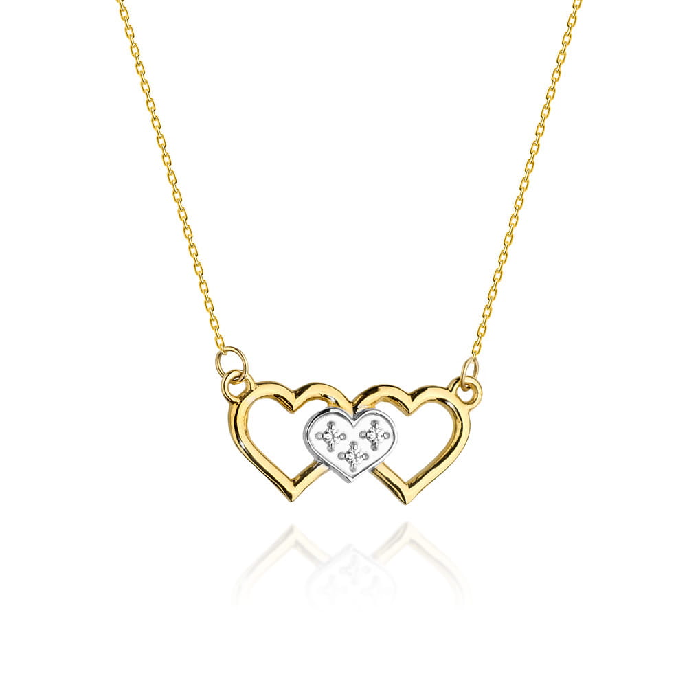 Gold Chain With Diamond Pendant