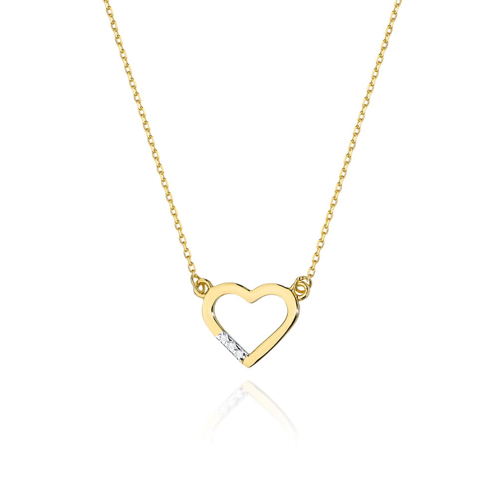 Gold Chain With Diamond Pendant