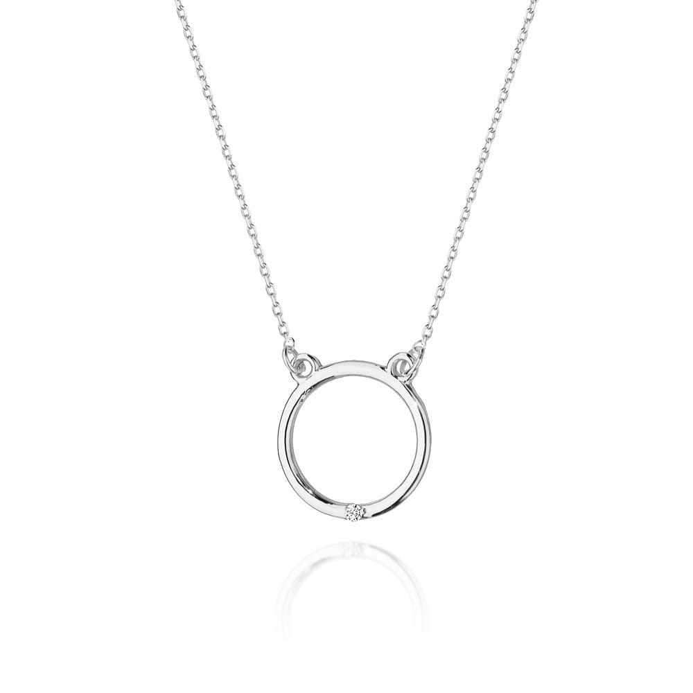 Gold Chain With Diamond Pendant