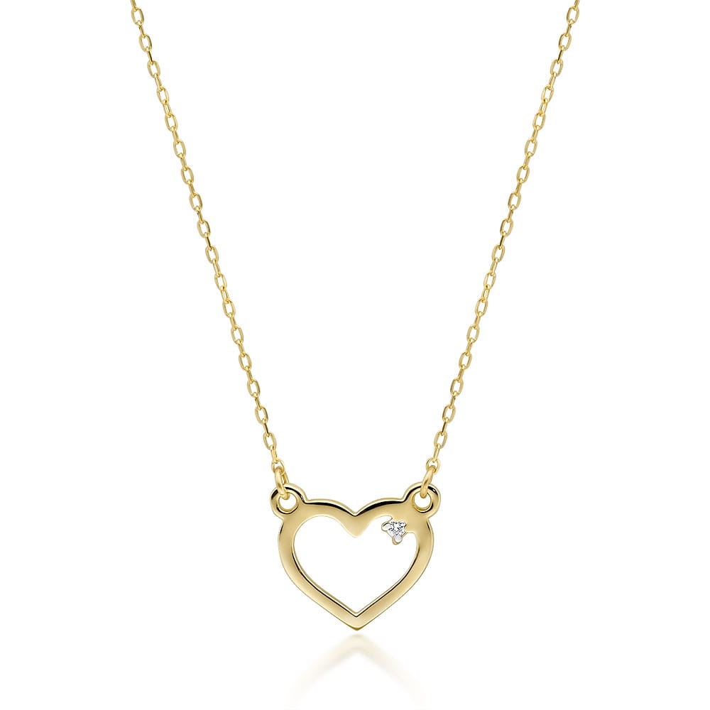 Gold Chain With Diamond Pendant
