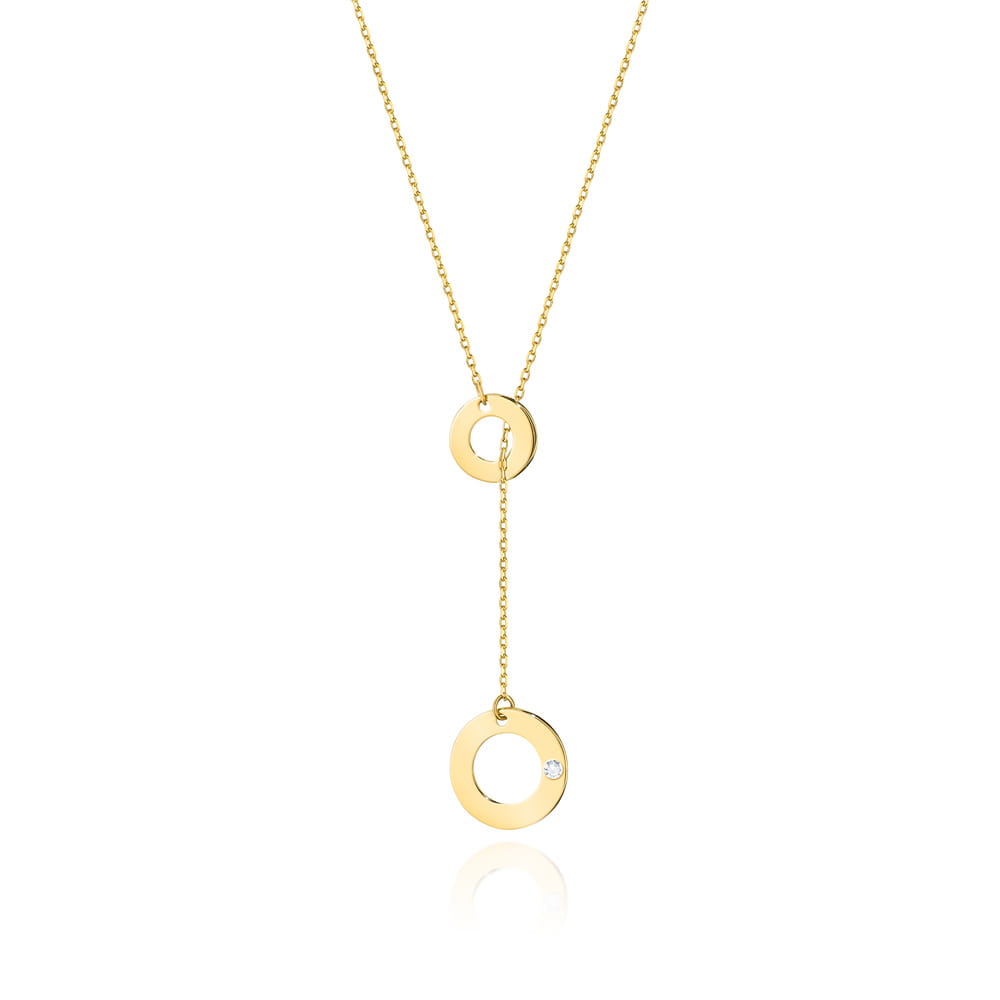 Gold Chain With Diamond Pendant