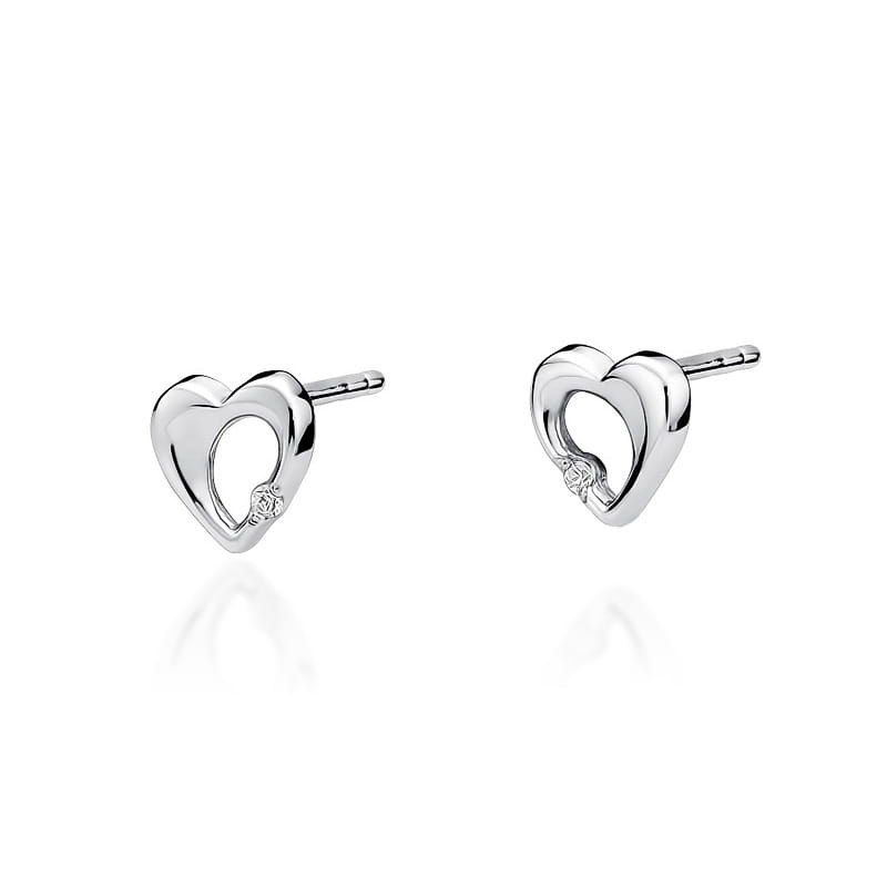 Gold Earrings With Diamonds