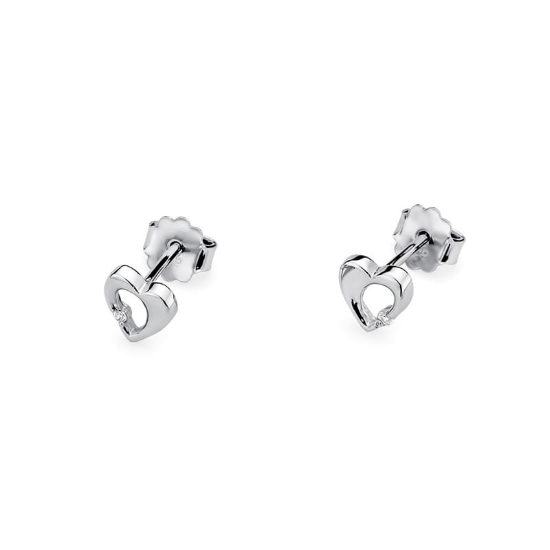 Gold Earrings With Diamonds