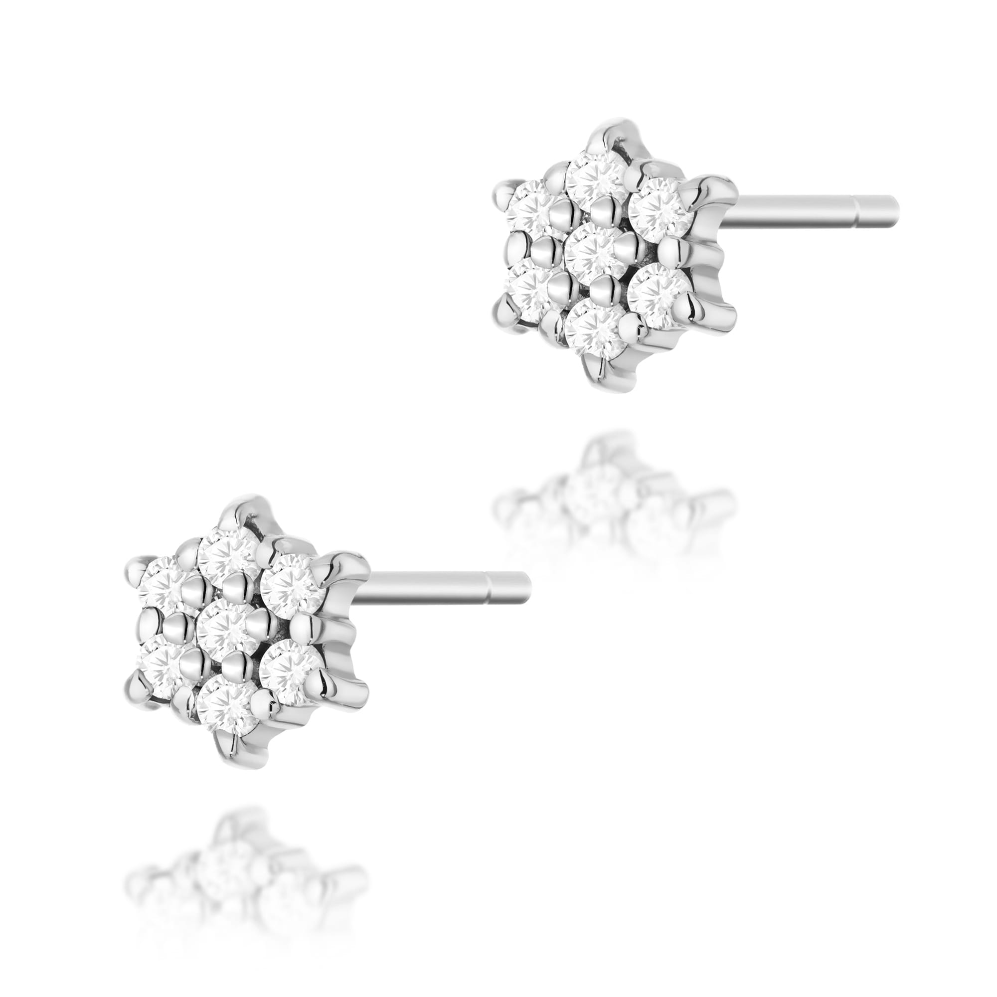 Gold Earrings With Diamonds