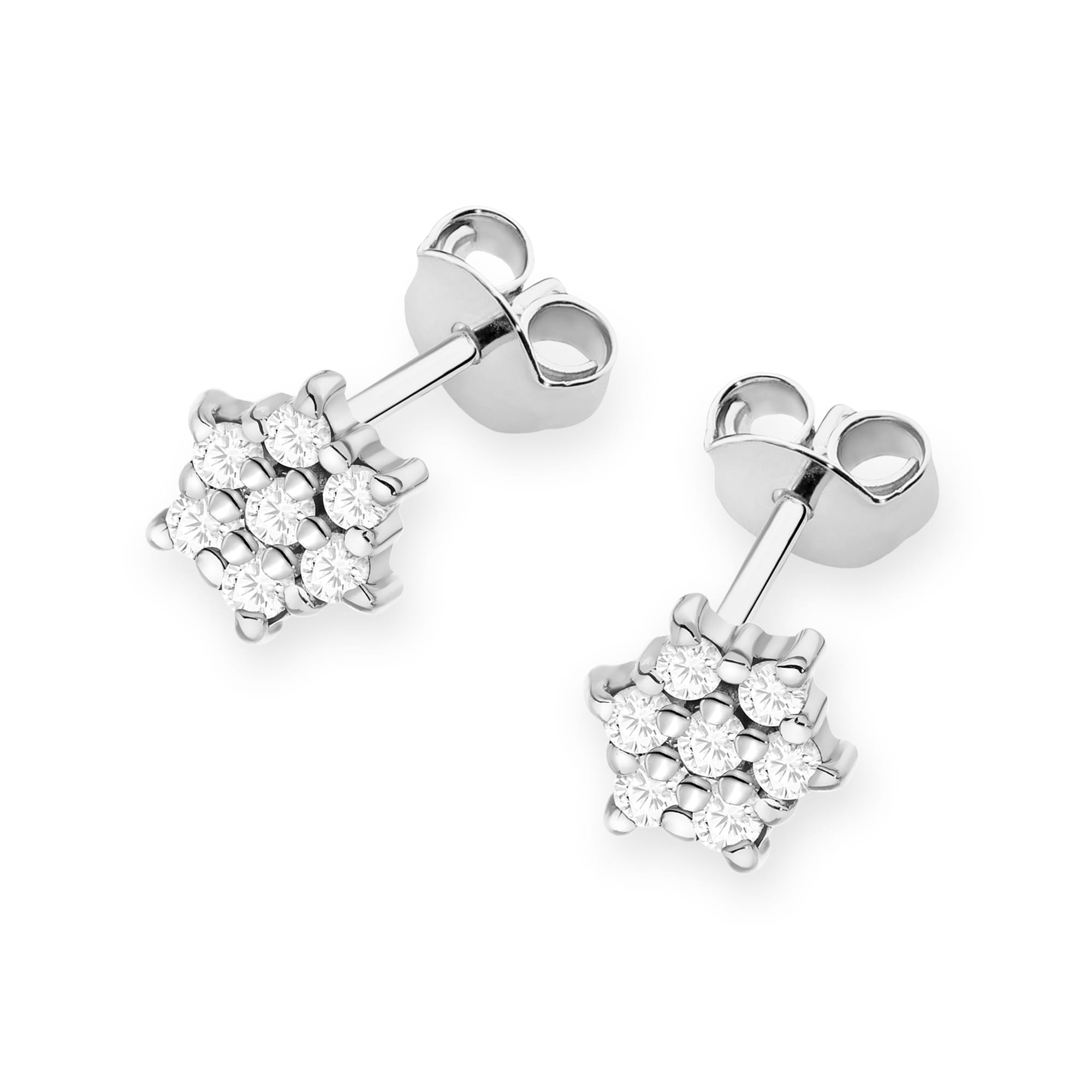 Gold Earrings With Diamonds