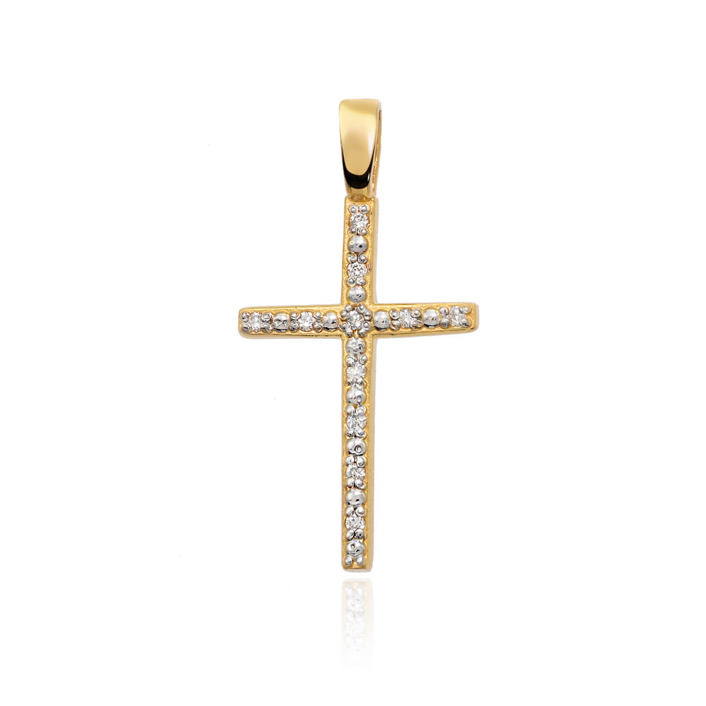 Gold Pendant With Diamonds