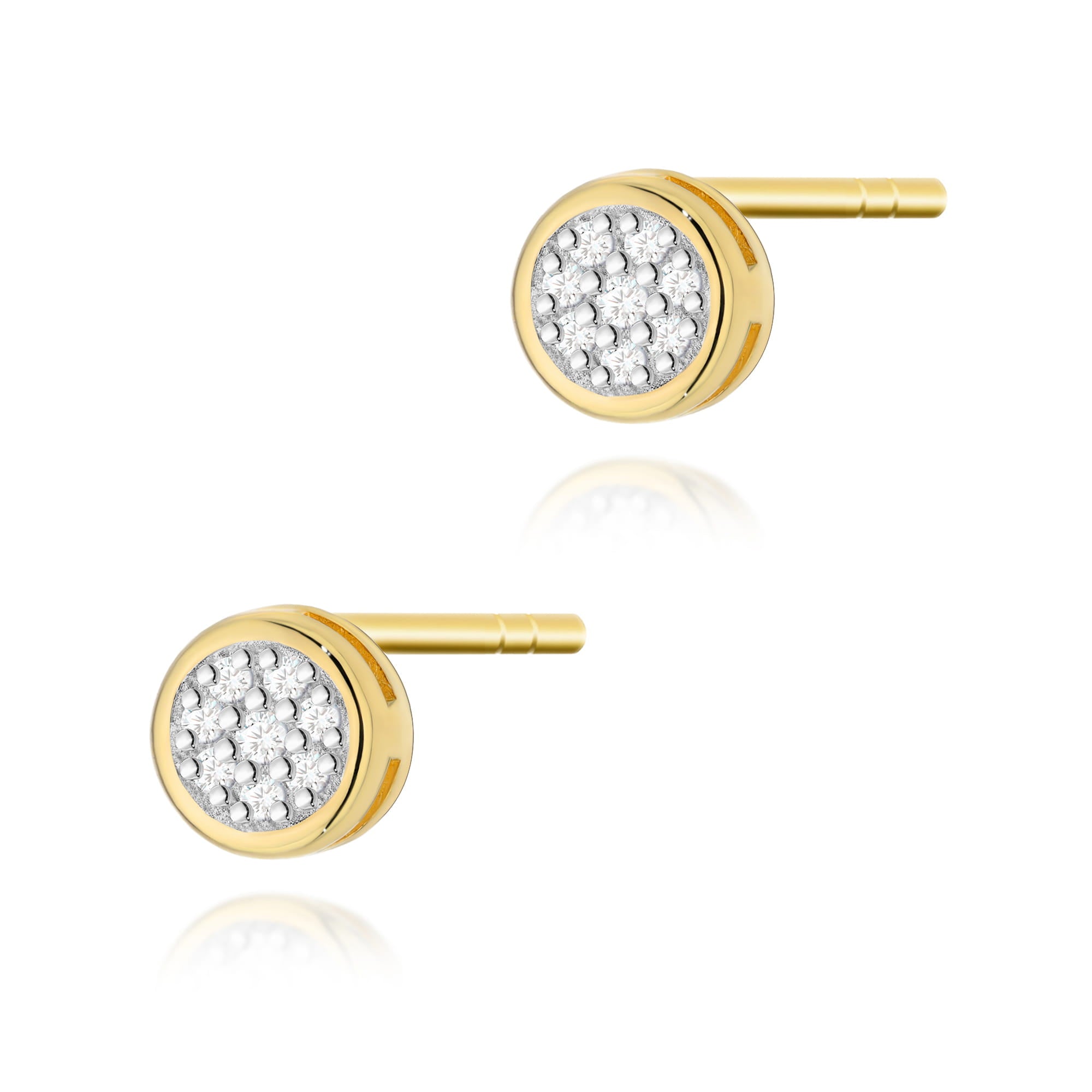 Gold Earrings With Diamonds