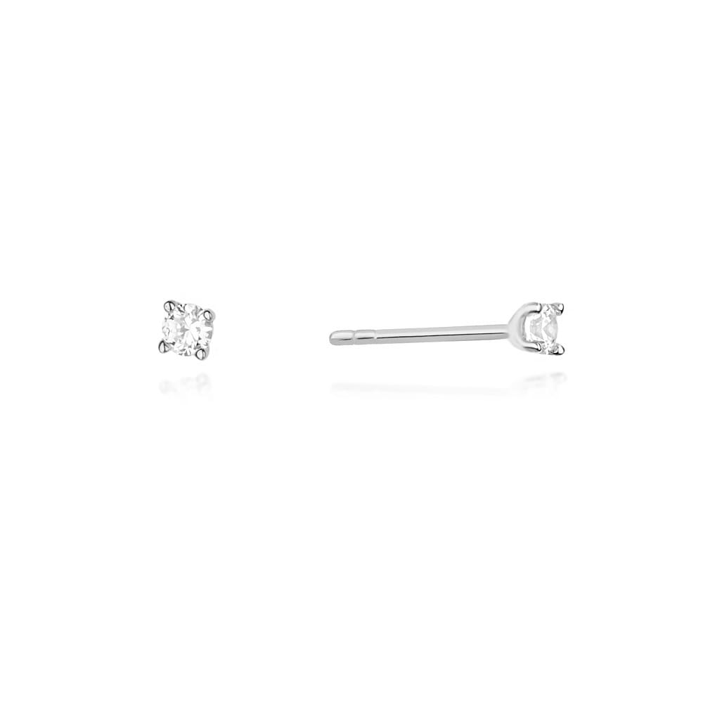 Gold Earrings With Diamonds