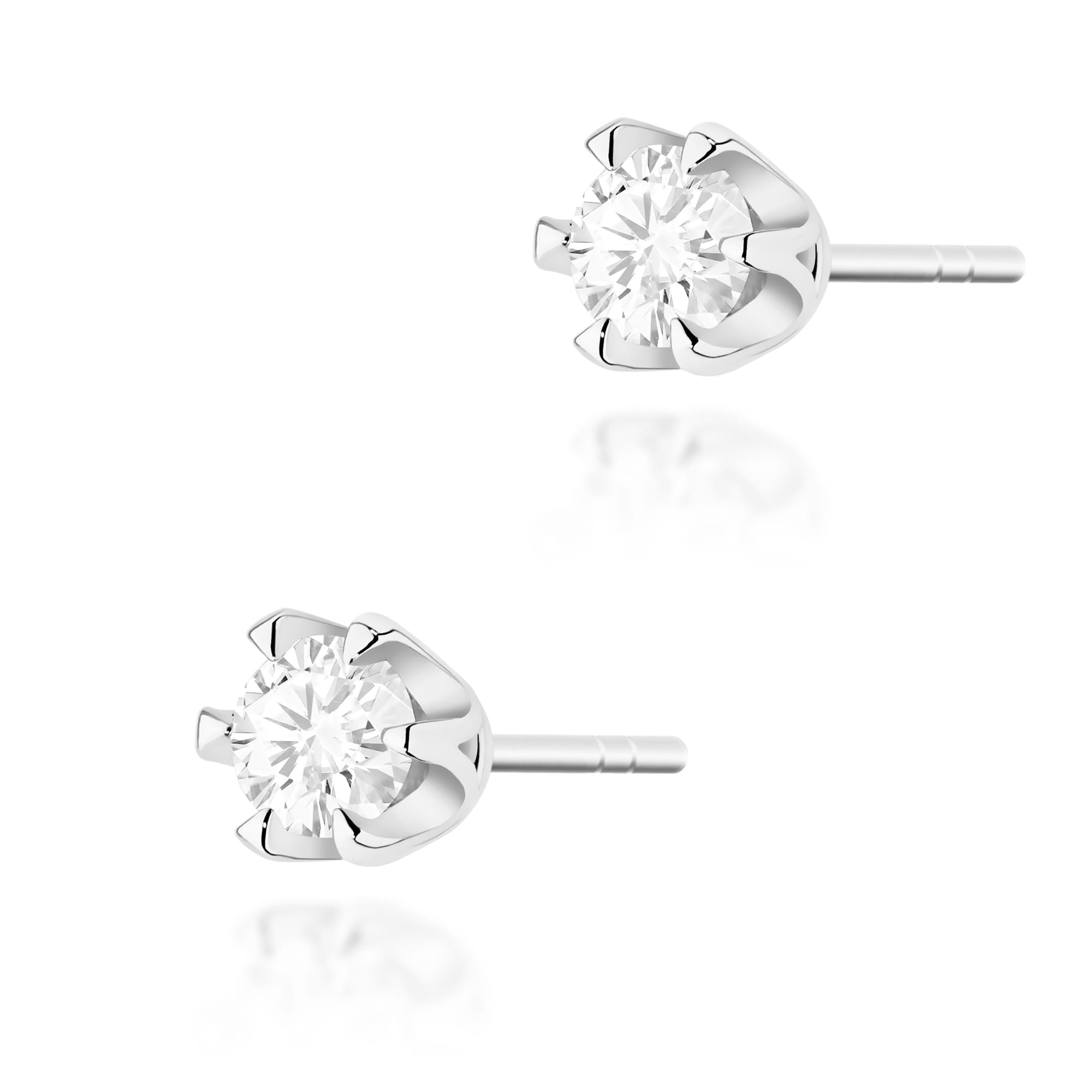 Gold Earrings With Diamonds