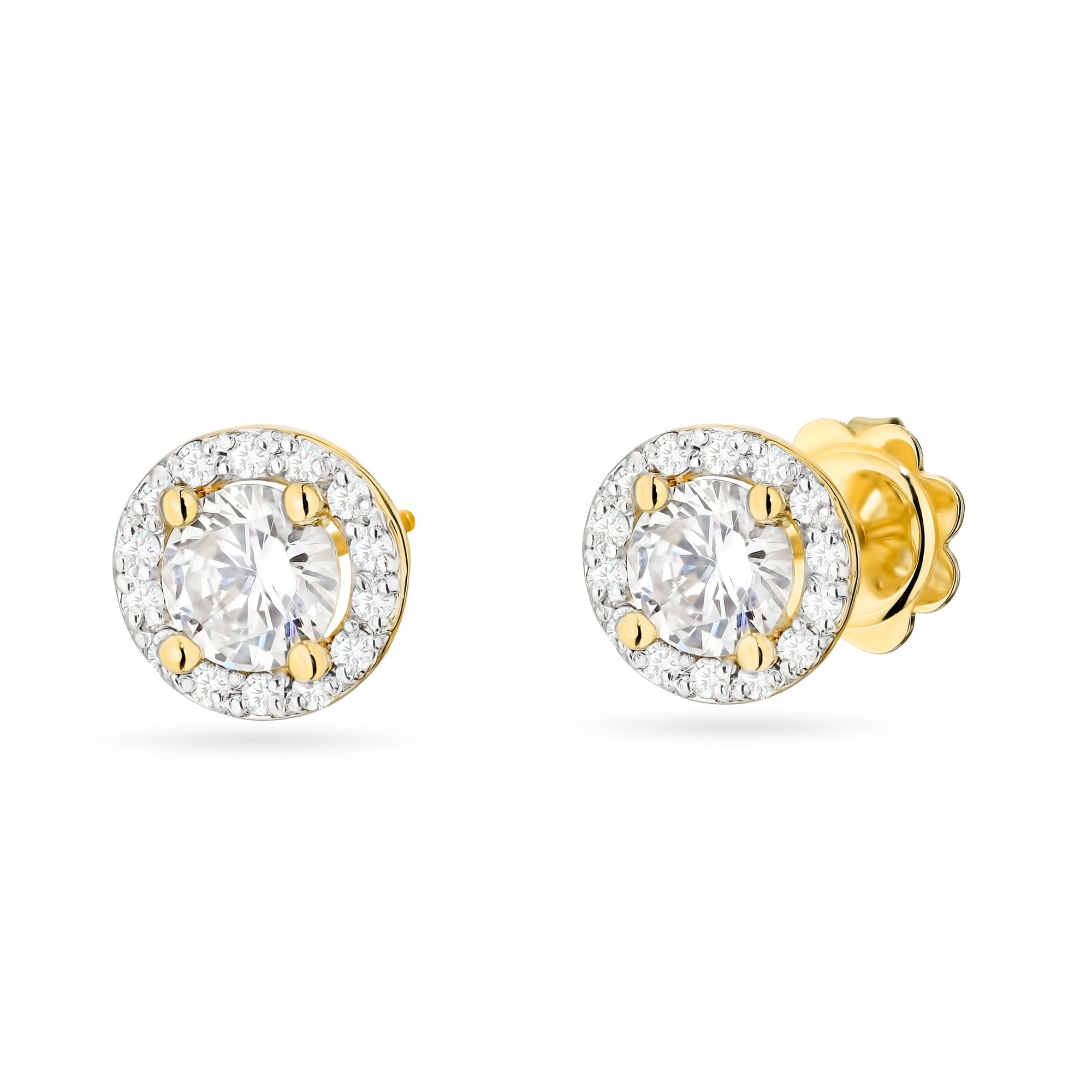 Gold Earrings With Lab-Grown Diamonds